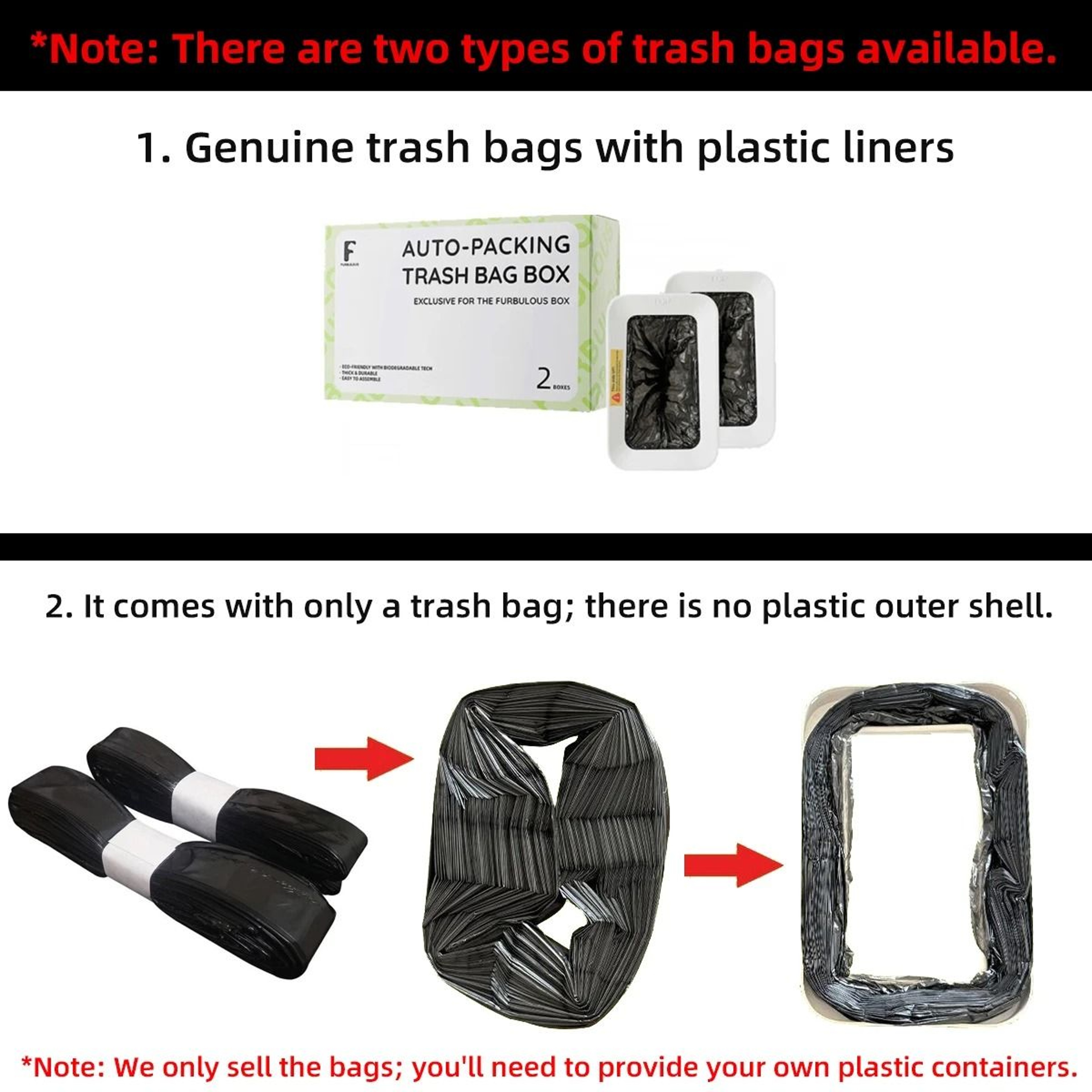 Furbulous Smart SelfCleaning Litter Box Premium Waste Liners 1