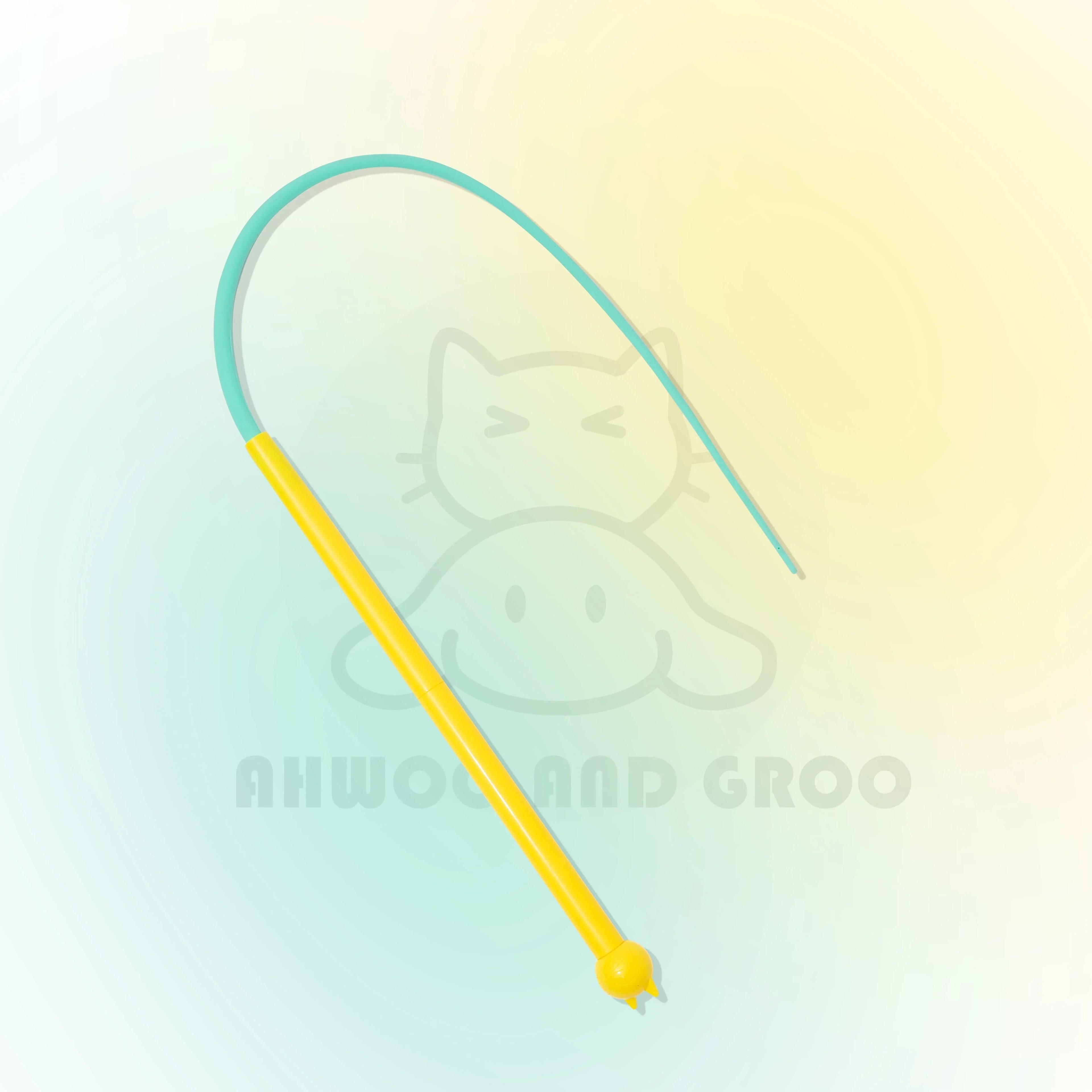 Ahwoo  Groo Silicone Mouse Tail Interactive Cat Teaser Wand 10
