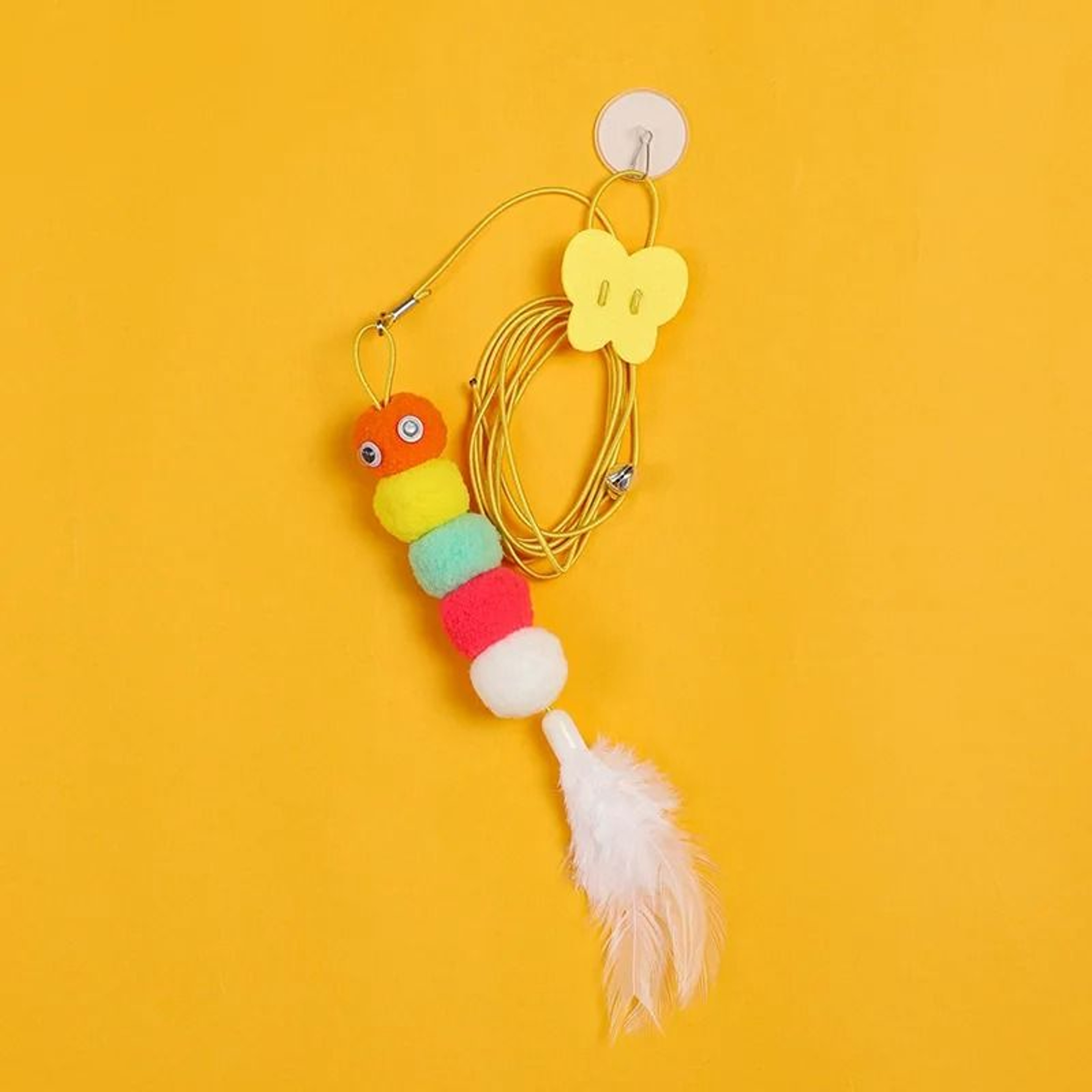 HandsFree SelfPlay Hanging Door Cat Teaser Toy 9