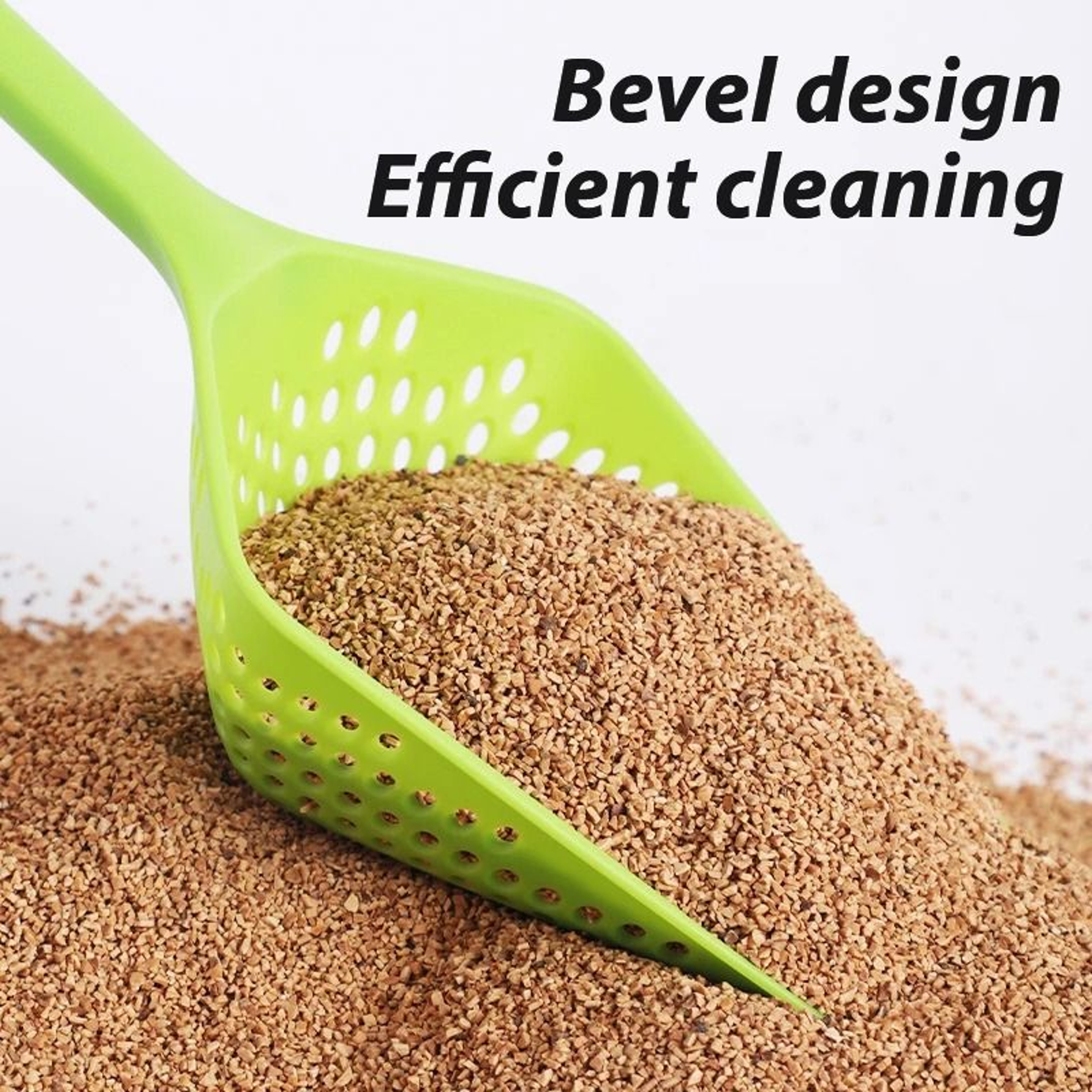 HeavyDuty Deep Basin Cat Litter Scoop With Integrated Sifter 2