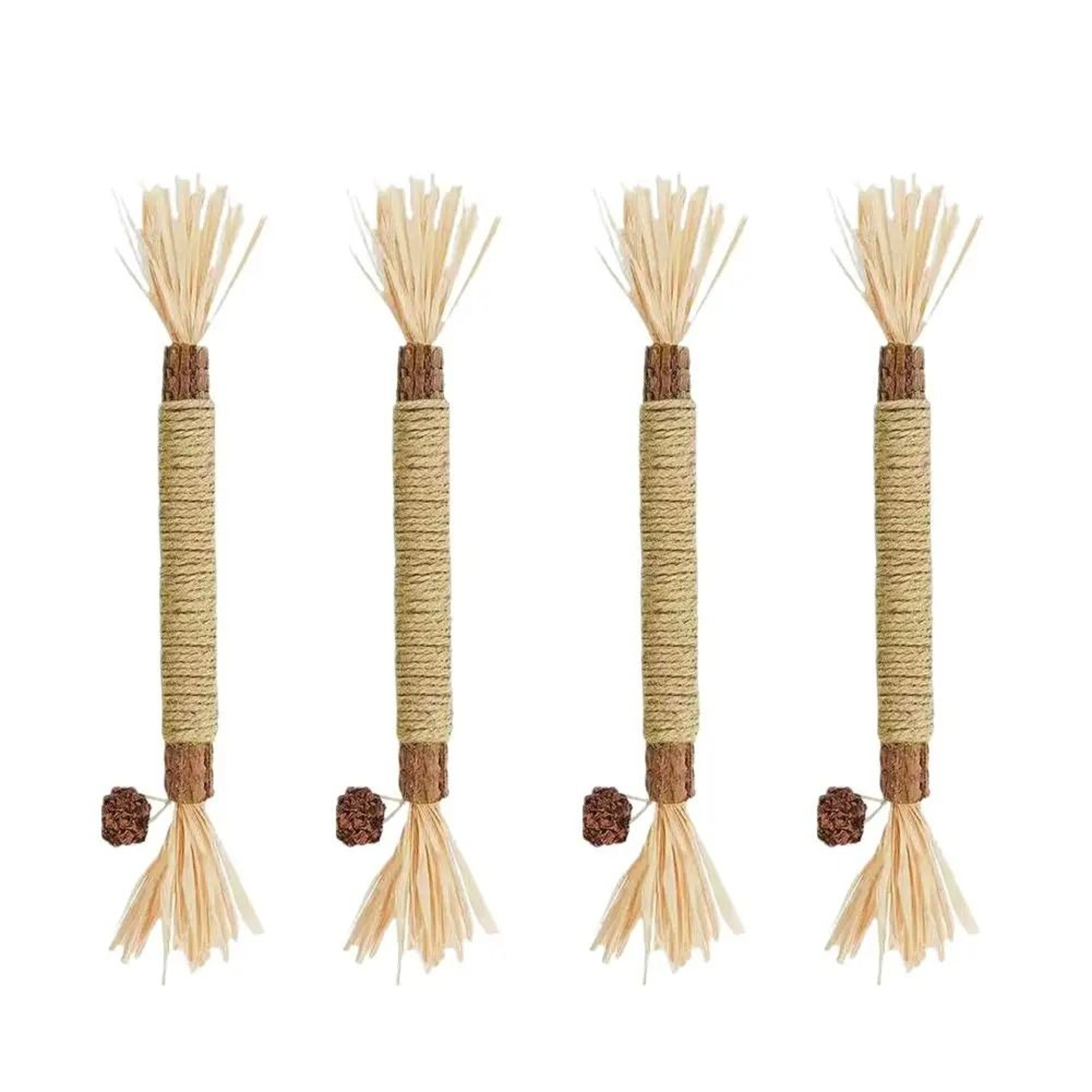 Natural Silvervine  Lafite Grass Dental Teething Stick Toy 6