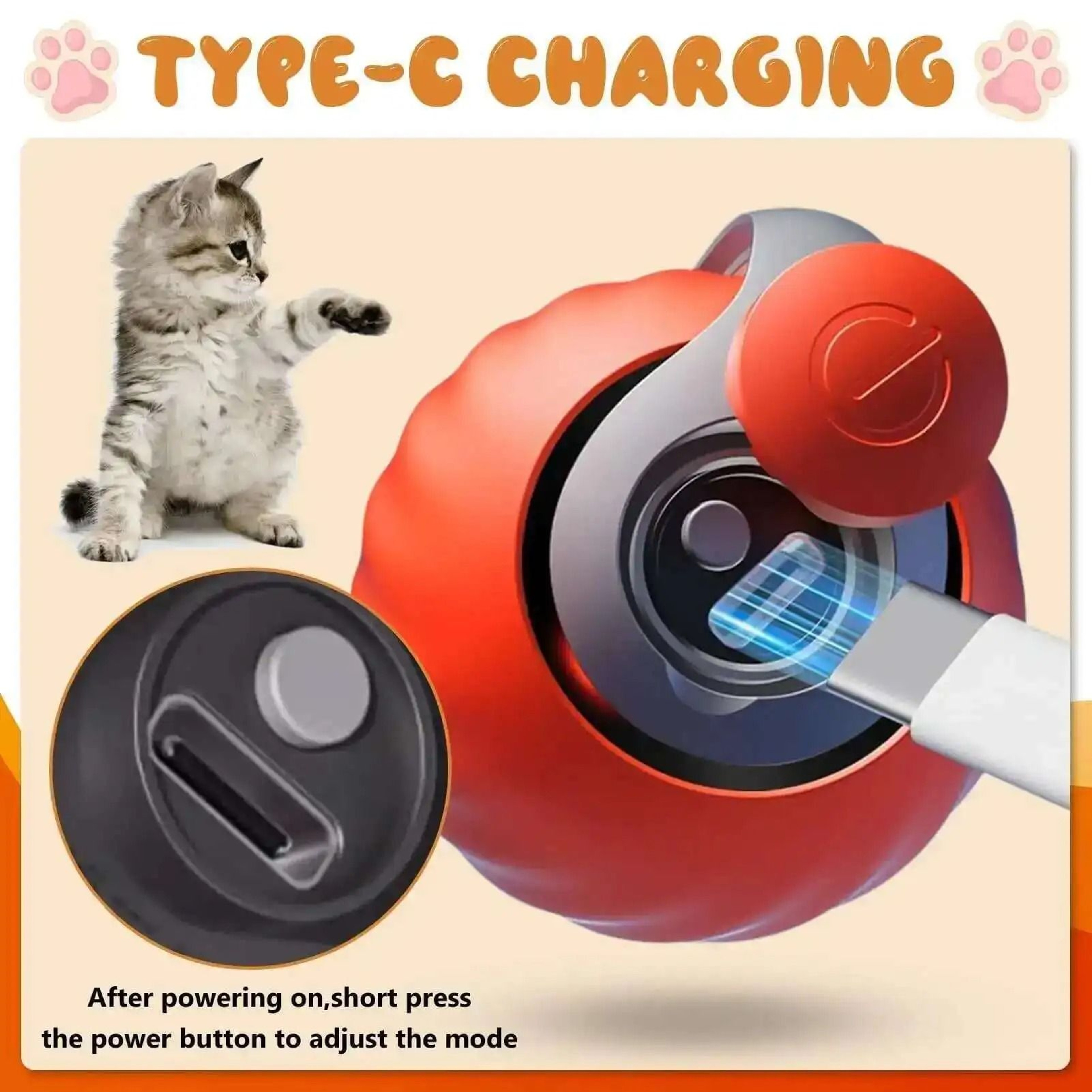 Speedy Tail 20 Smart TouchActivated Rolling Toy Ball 5