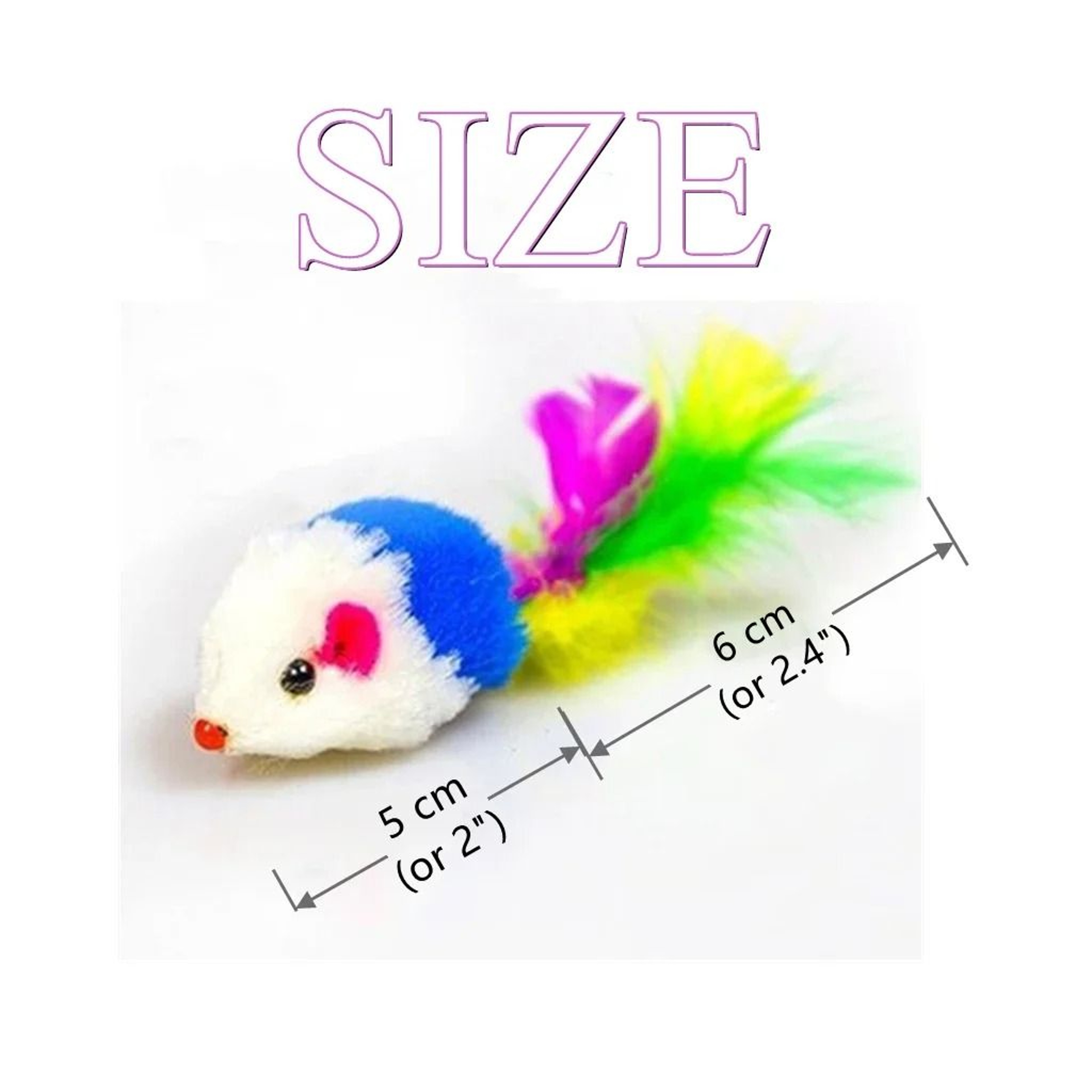 Interactive Rattle Mouse Toy Set For Indoor Cats 5