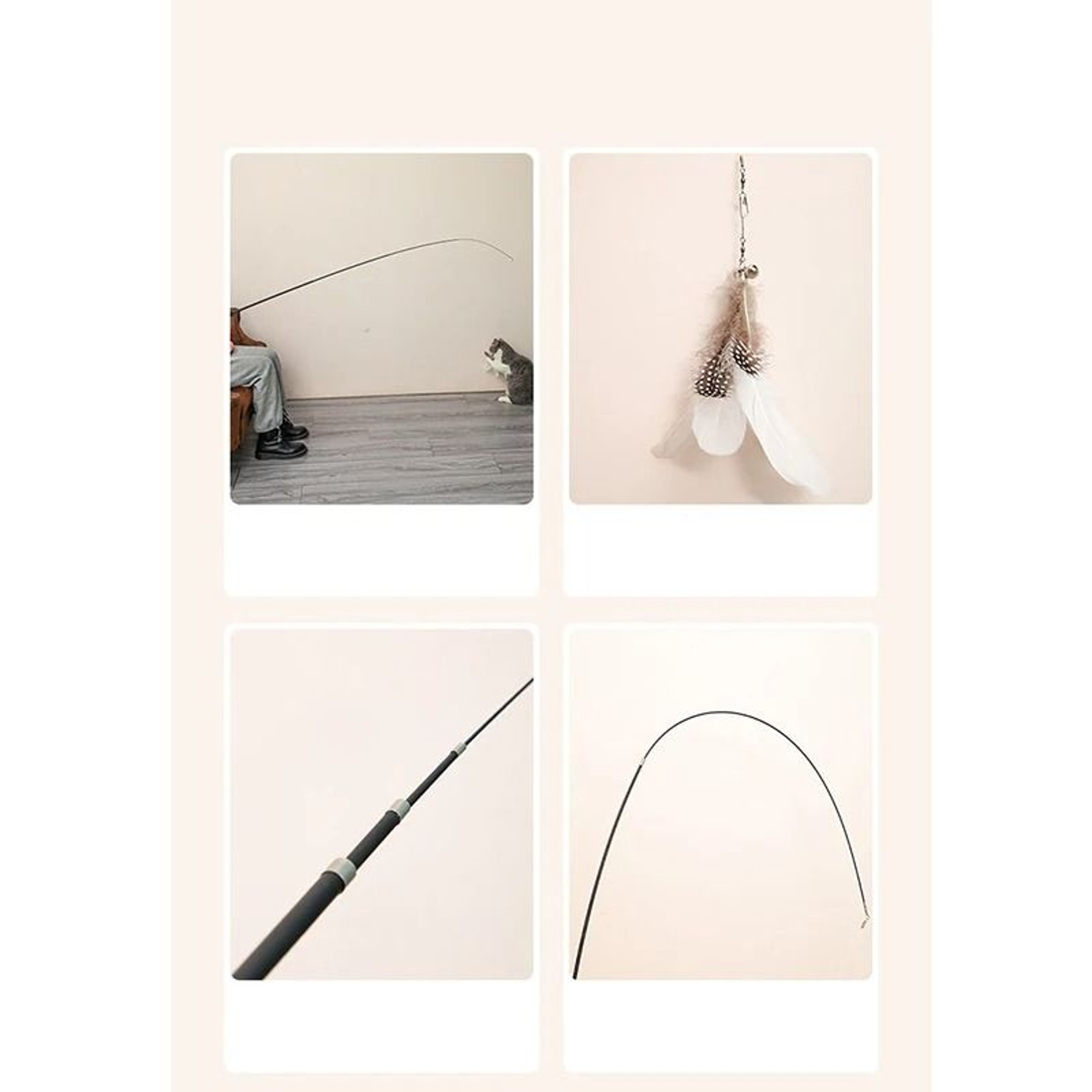 Extended Telescopic ExtraLong Cat Teaser Wand 1