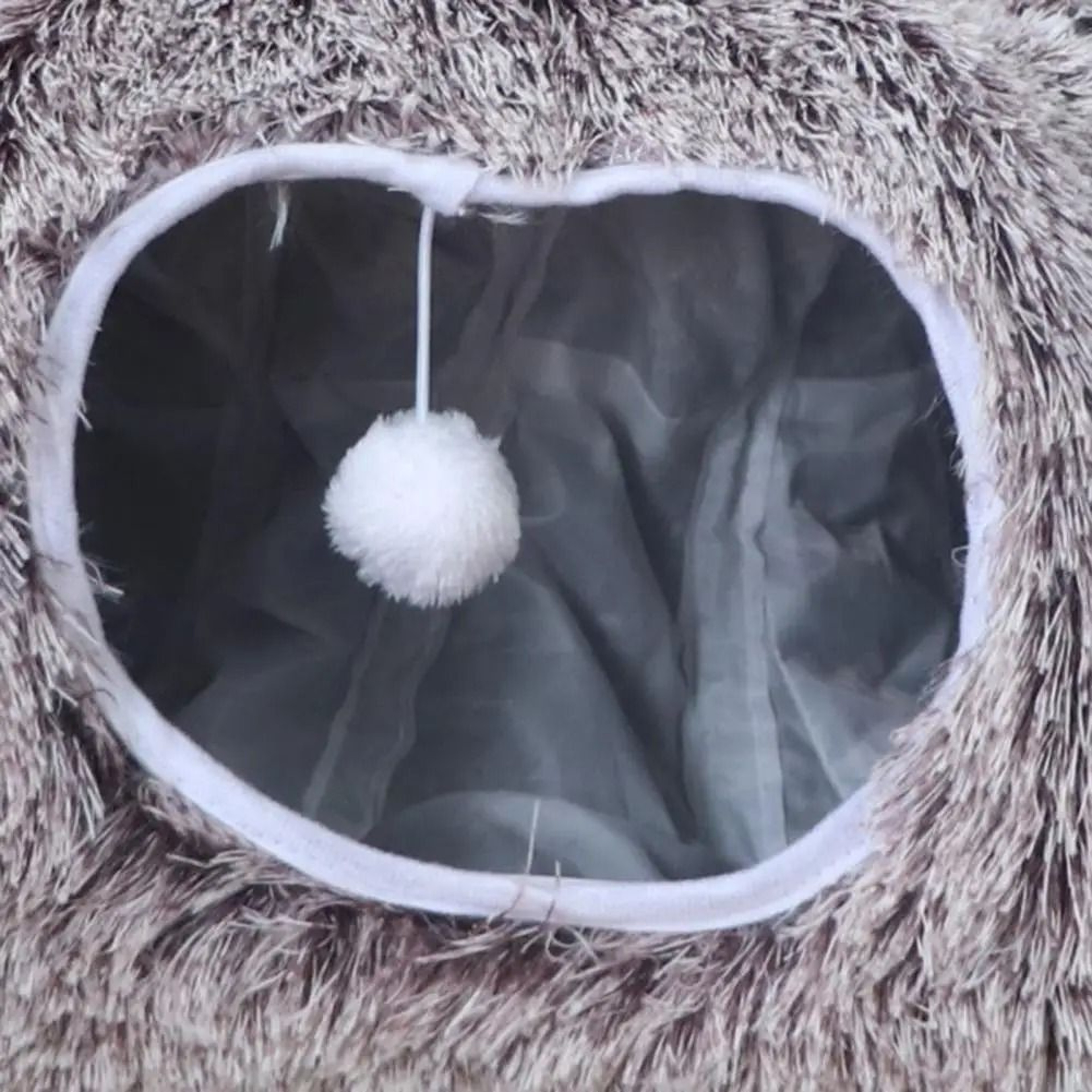 Plush Donut Cat Tunnel Bed 5