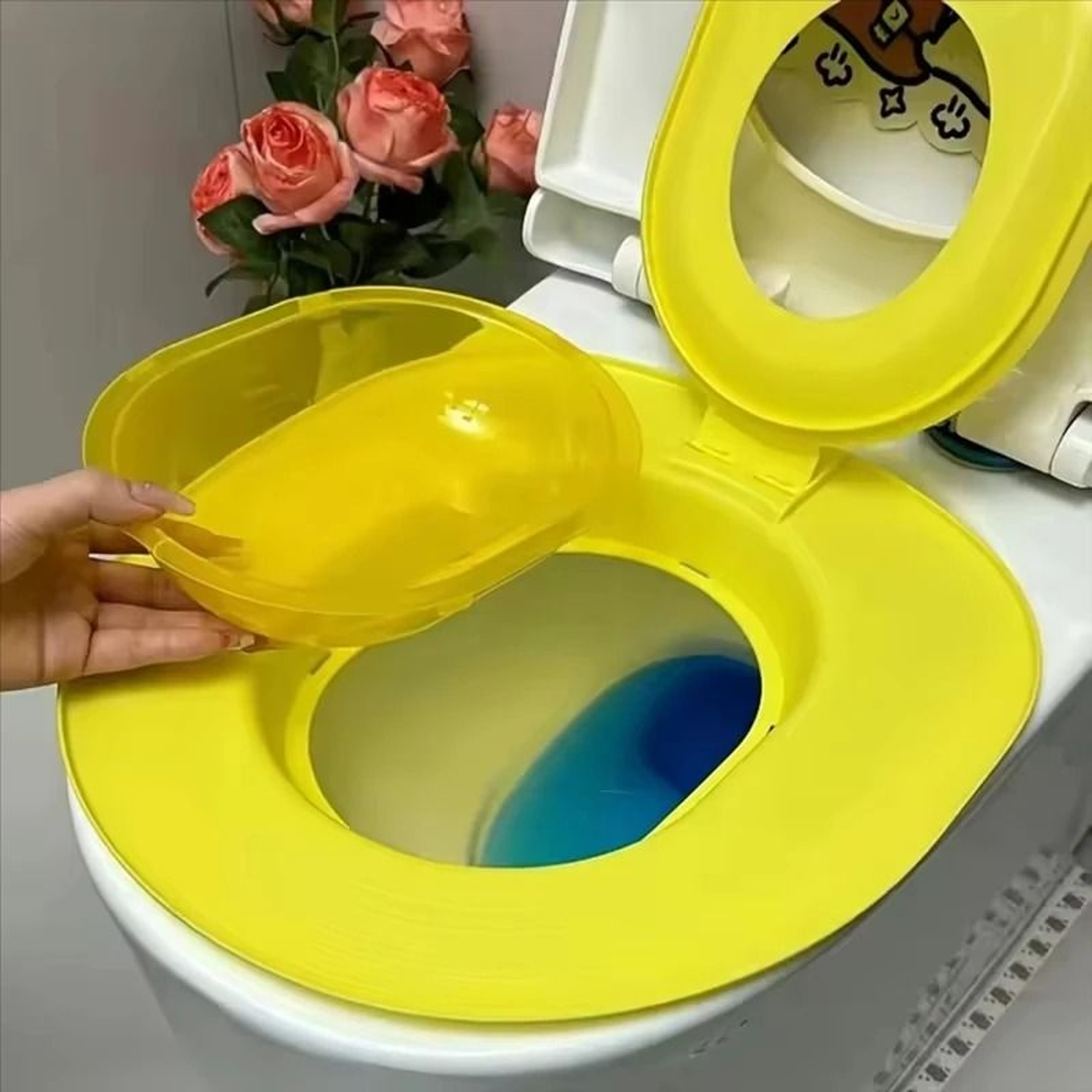 Reusable Plastic Cat Toilet Training Kit 4