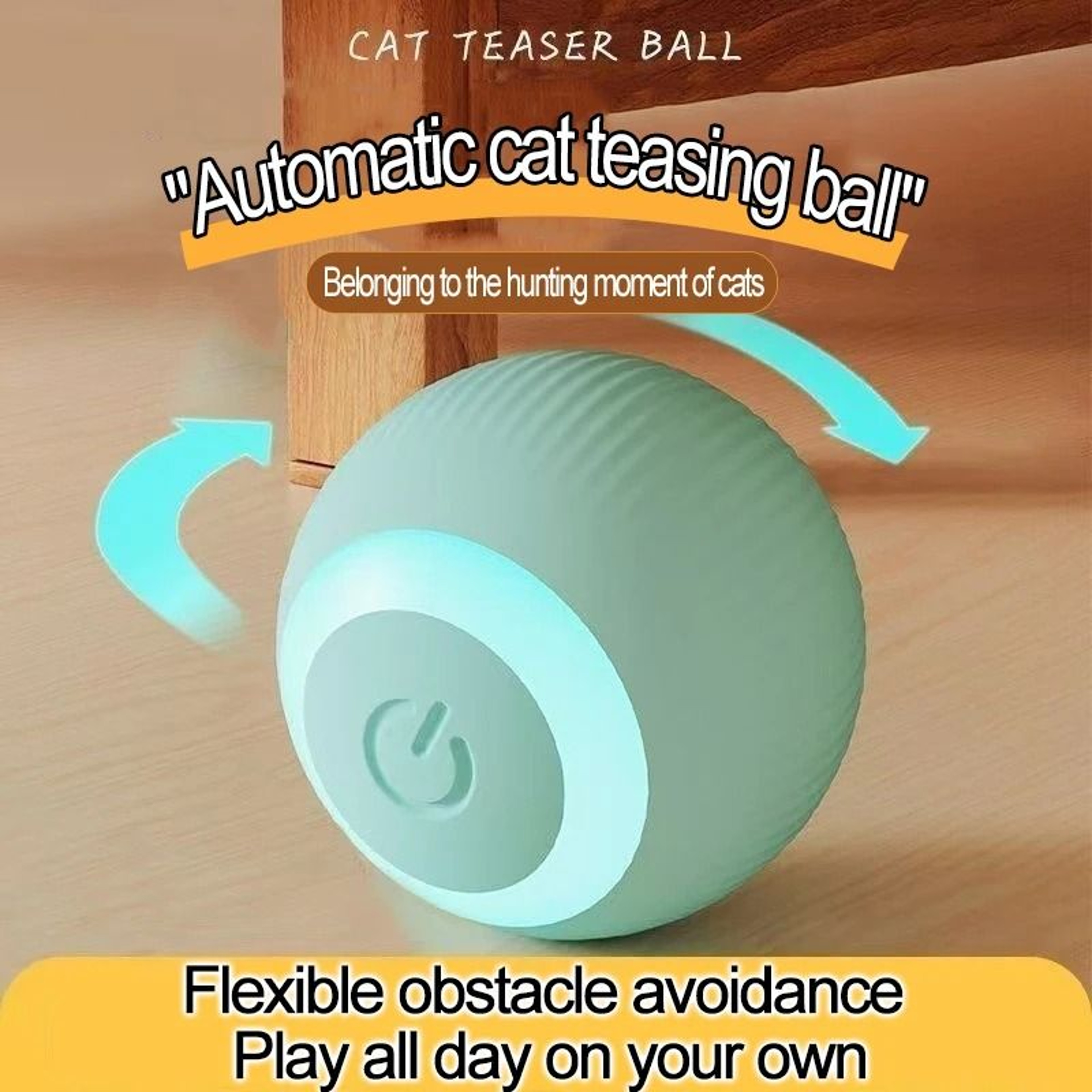 New Interactive Automatic Electric Rolling Cat Ball MWJ01 5