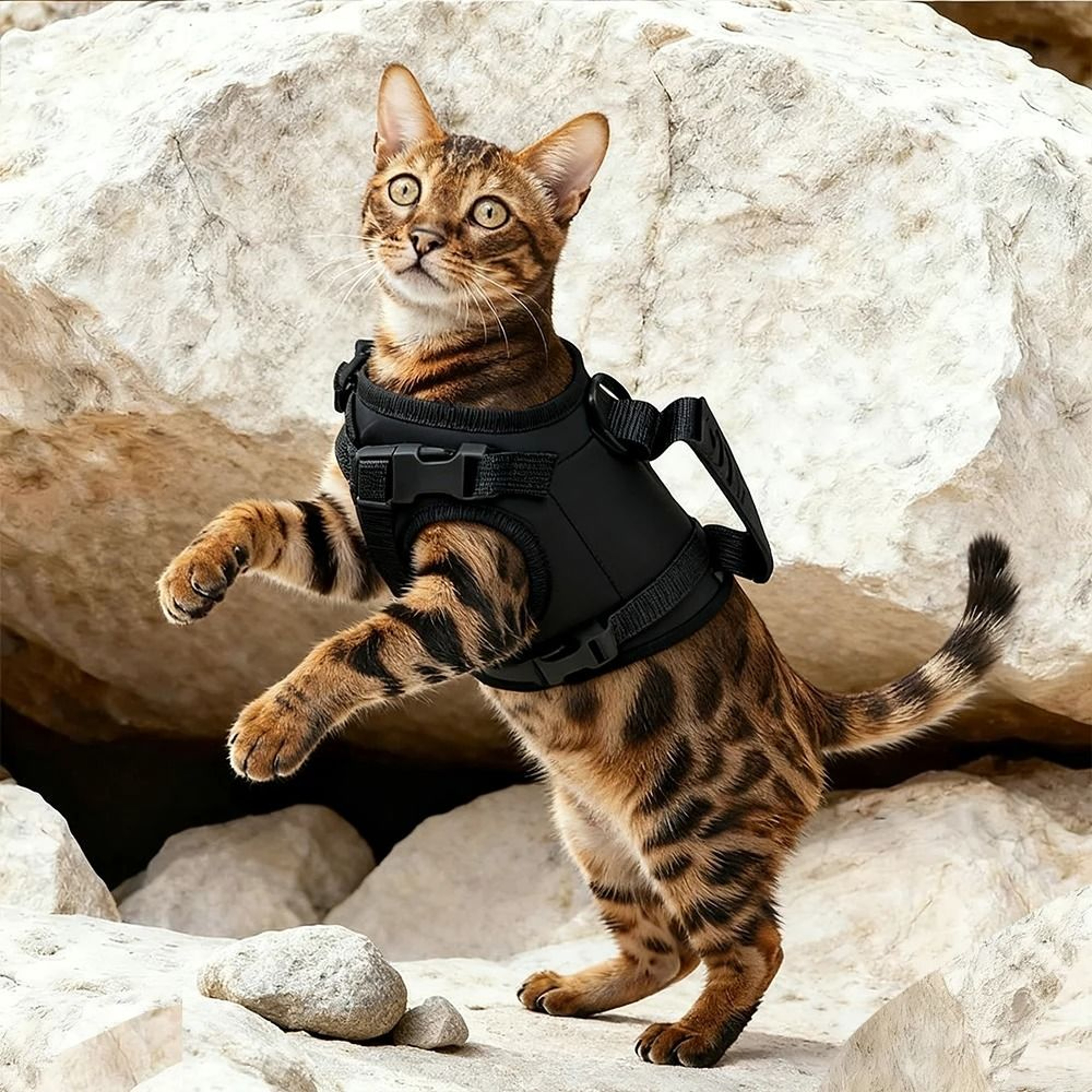 Tactical EscapeProof Military Style Cat Harness 4