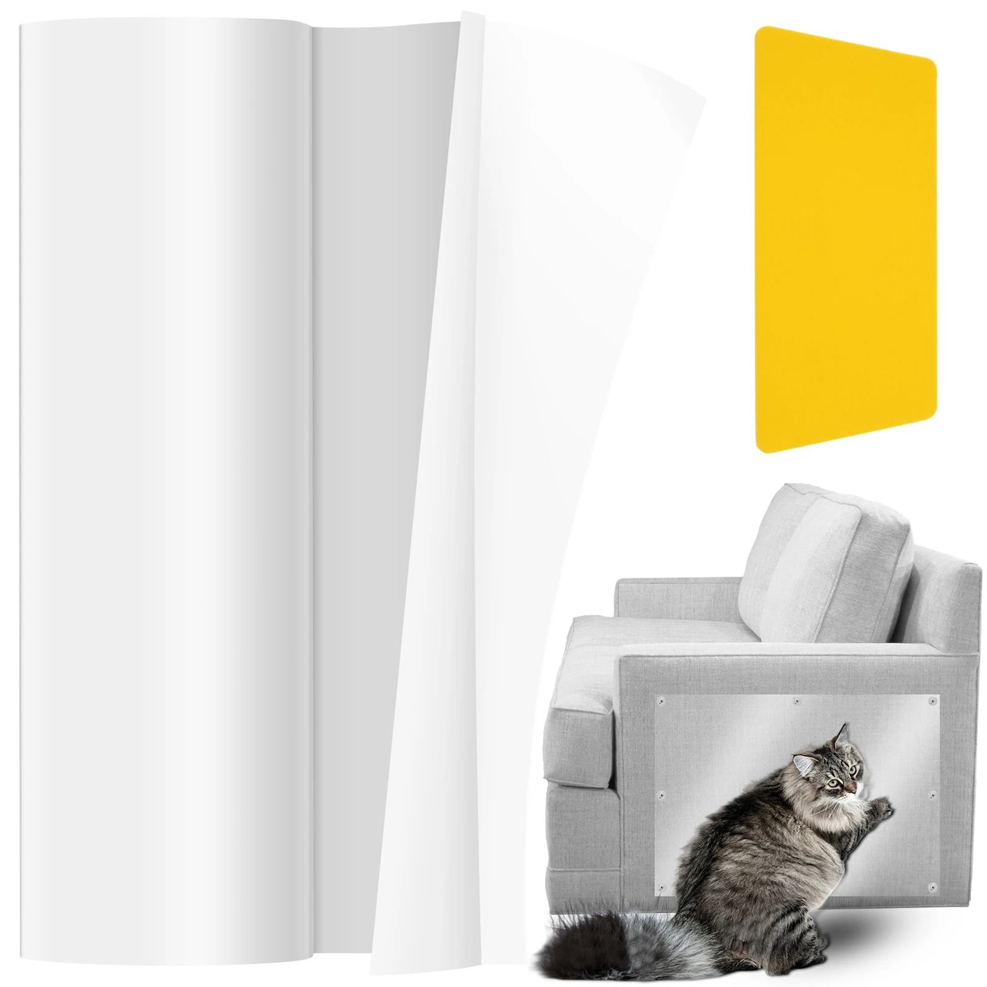 AntiCat Scratch Transparent Furniture Protector Roll 0