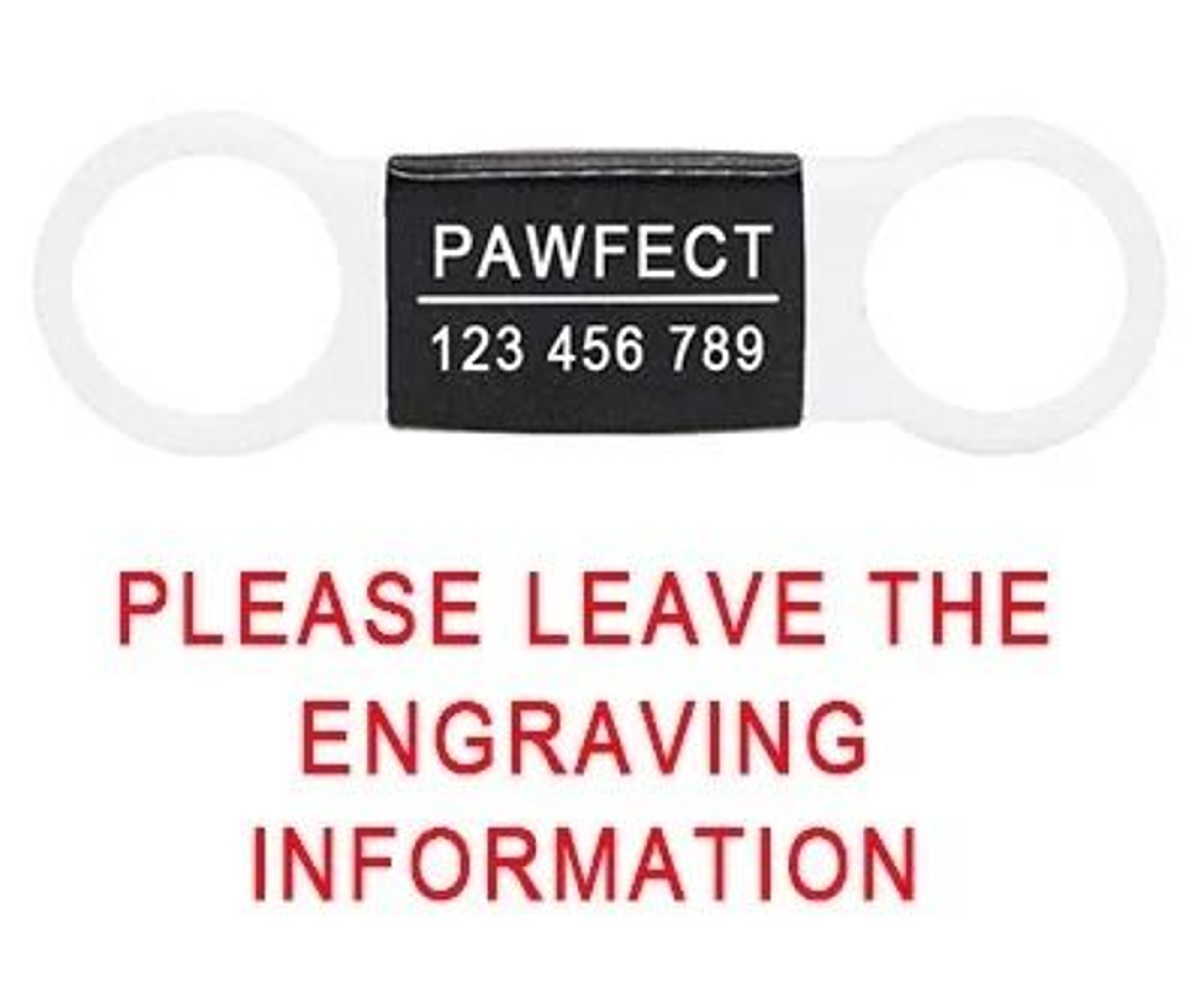Custom Stainless Steel Pet ID Name Plate SlideOn Tags For Collar 7