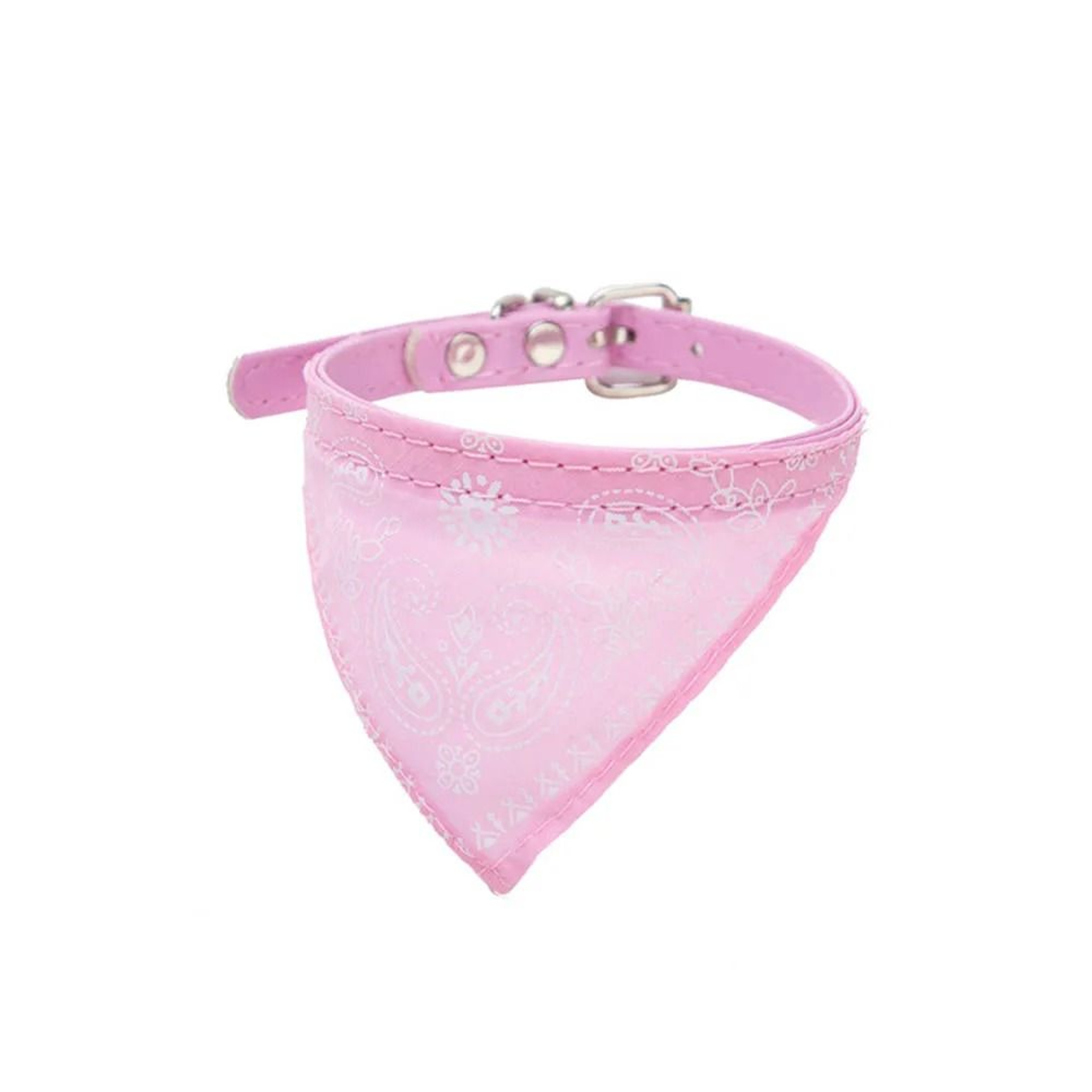 Adjustable Cute Printed Triangular Bandana Cat And Puppy Scarf Collar 9