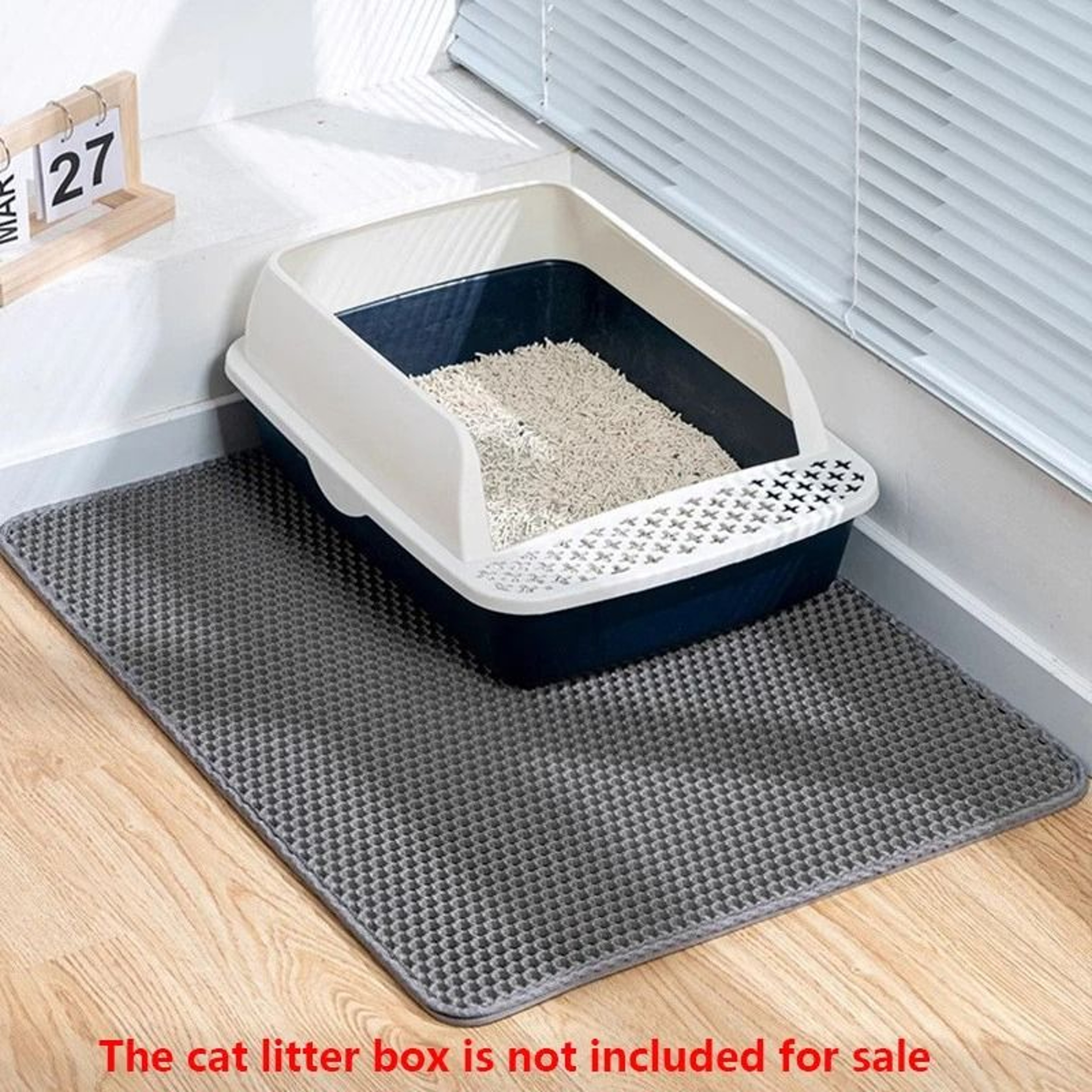 Waterproof Double Layer Cat Litter Box Trapping Mat 7