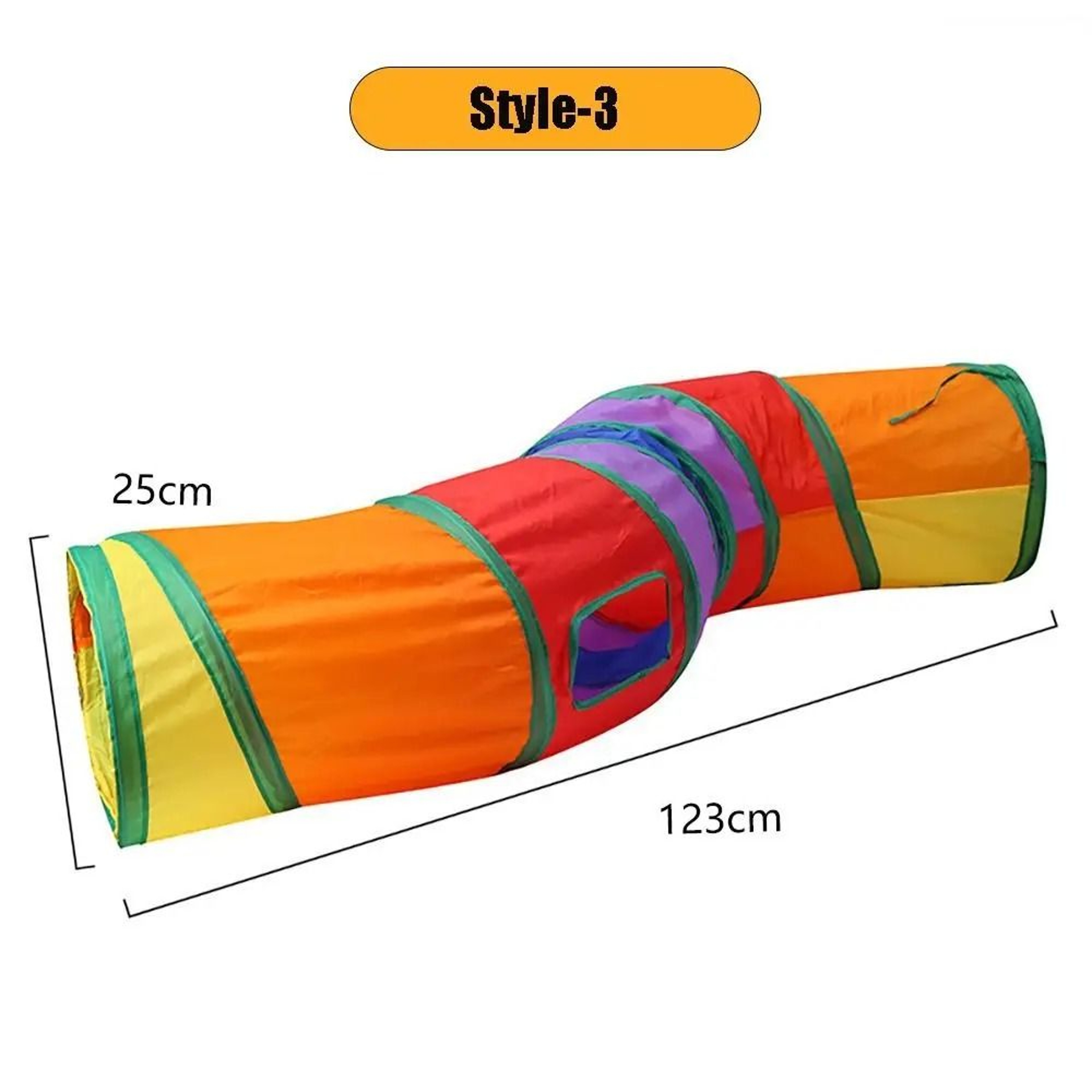 Portable Foldable Polyester And Steel Wire Cat Tunnel Tube 6