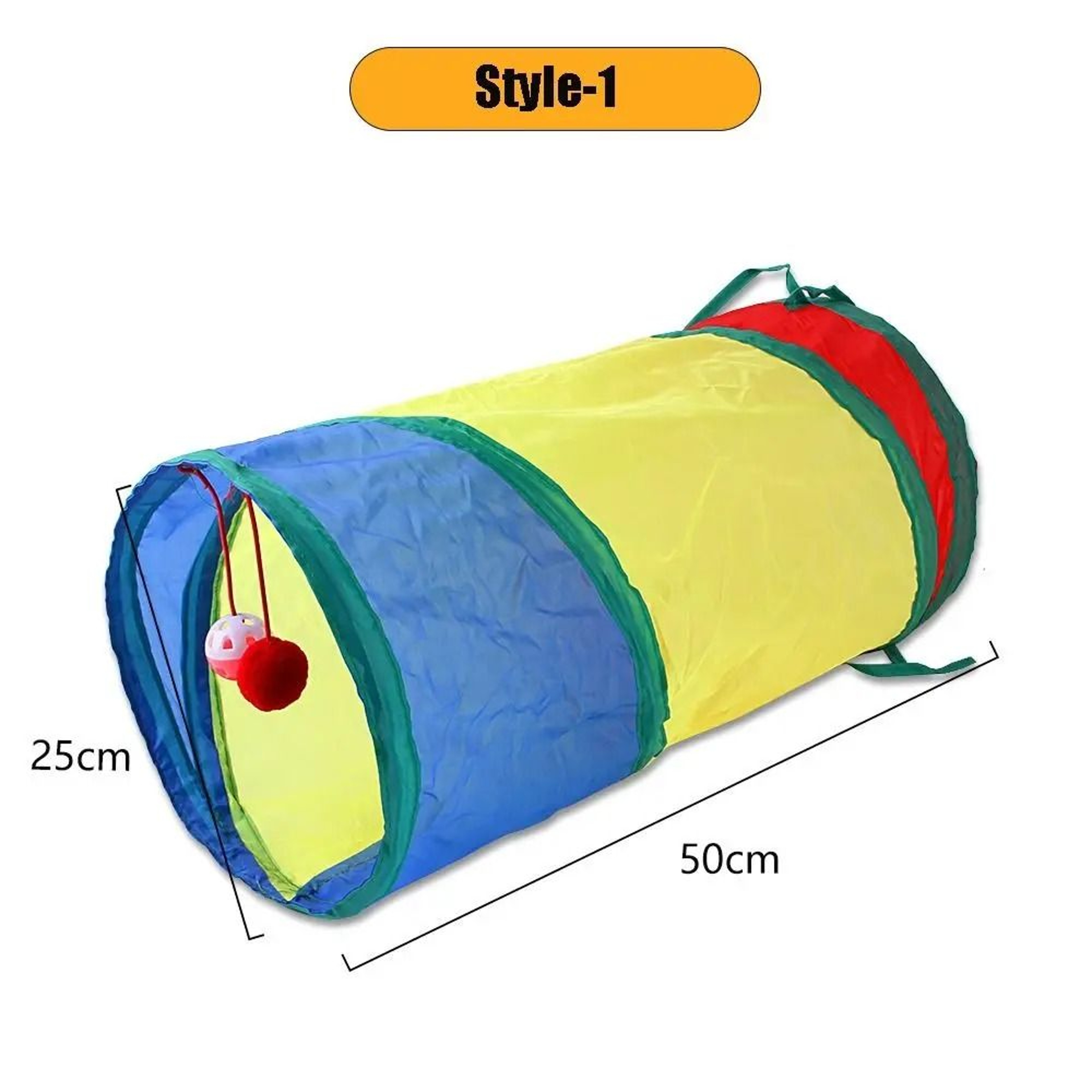 Portable Foldable Polyester And Steel Wire Cat Tunnel Tube 7