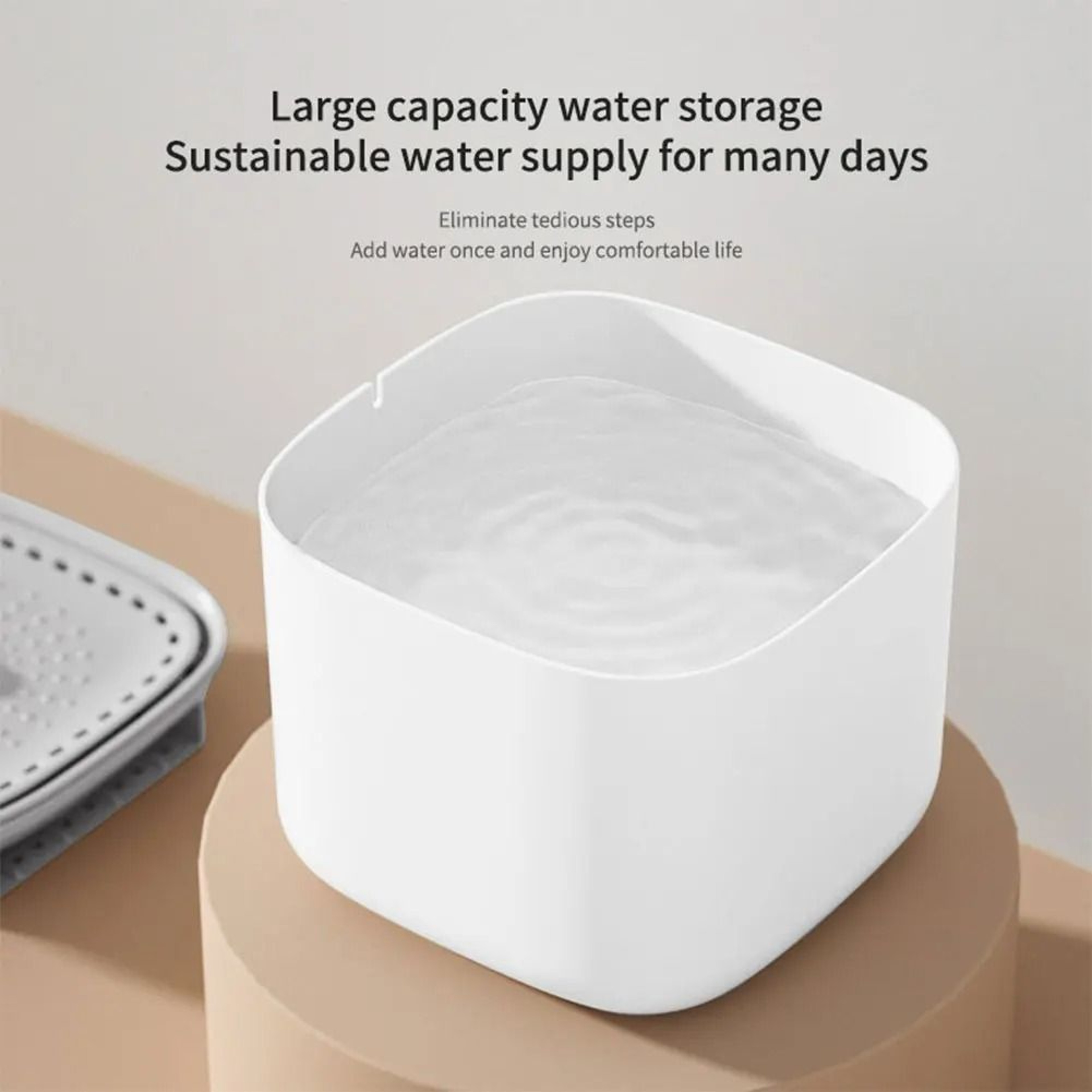 3L Automatic Recirculating Pet Water Fountain With MultiStage Filtration 4