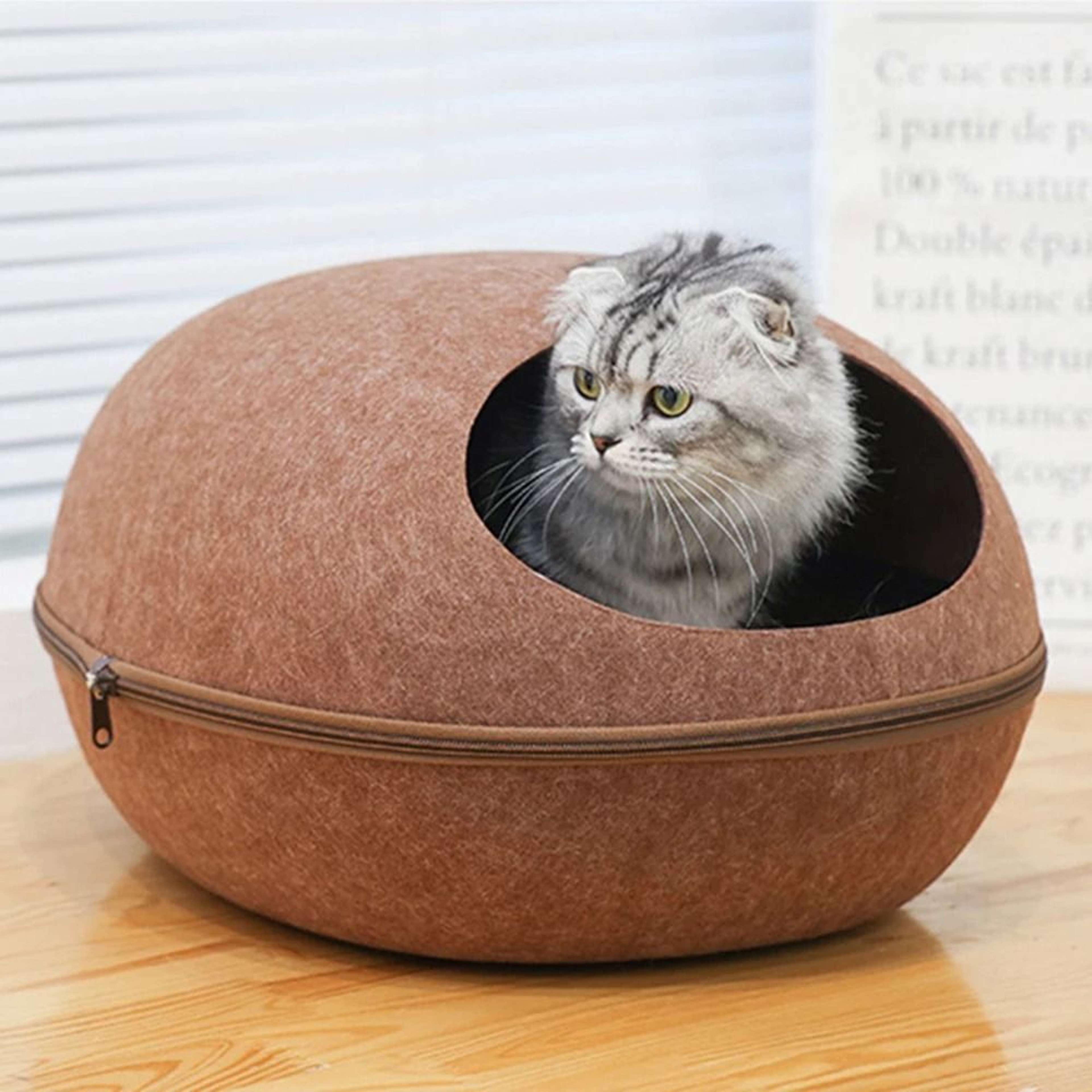Cozy Breathable Cat Bed And Removable Pet House 5