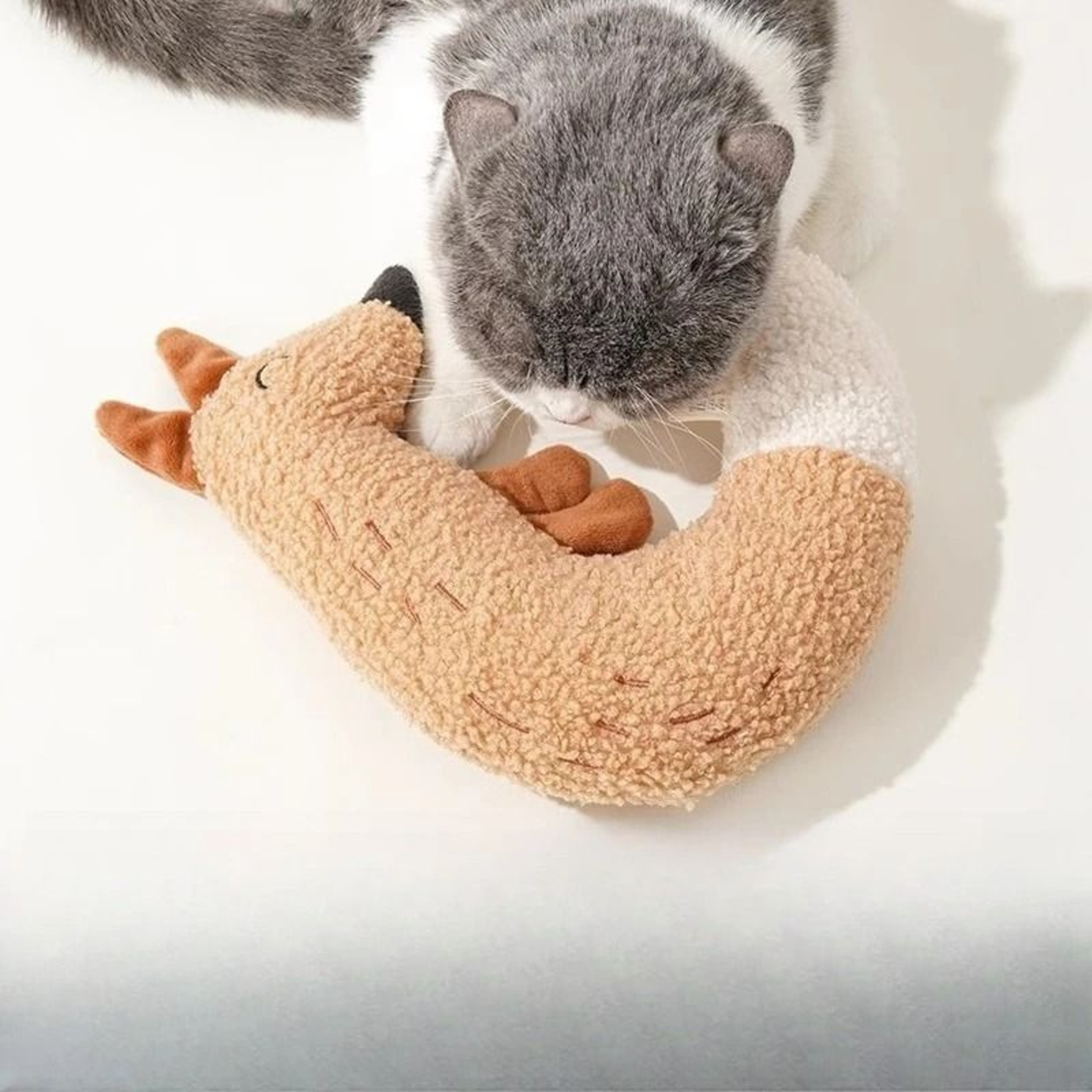 Interactive Plush Squeak And Chew Pet Toy 3