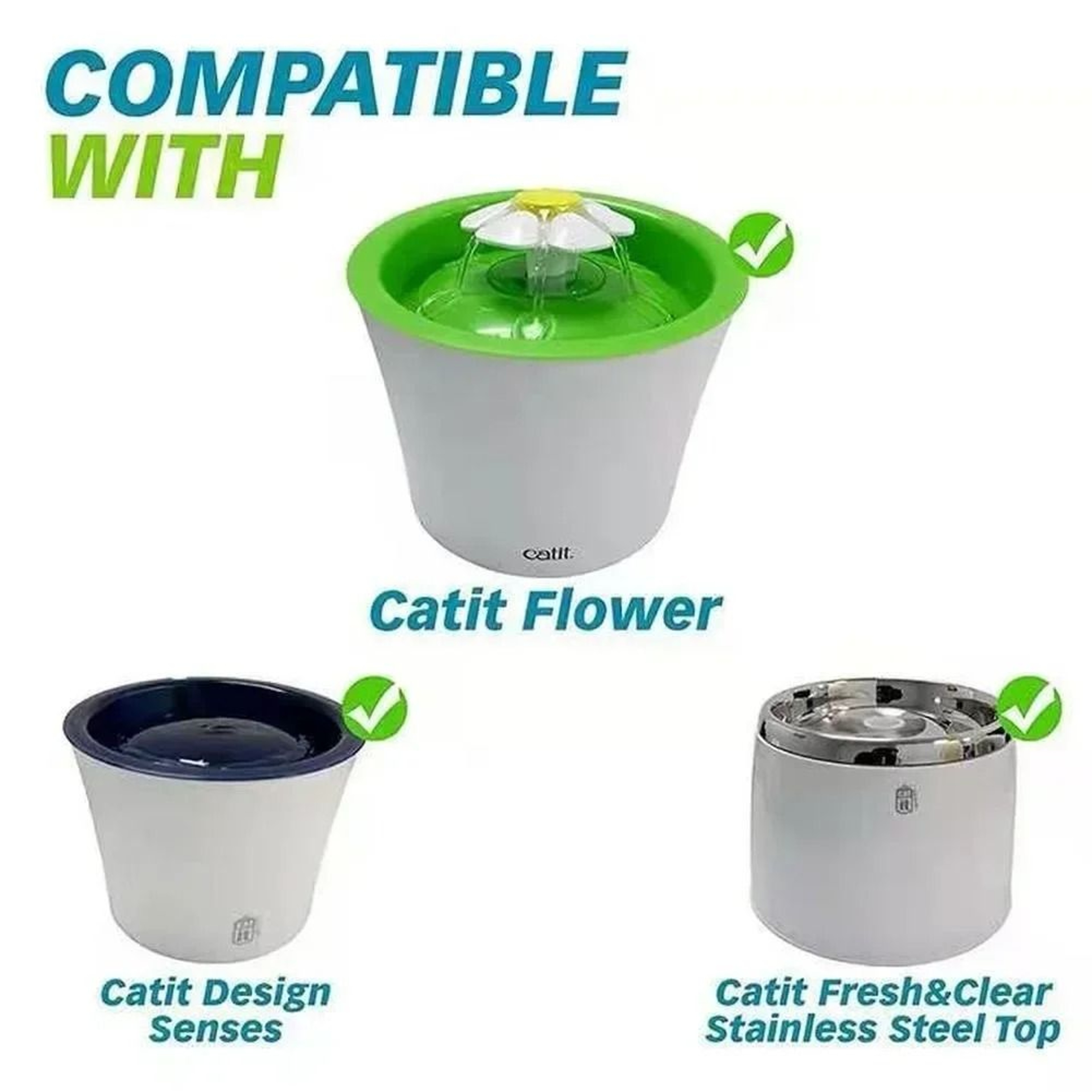 Replacement Activated Carbon Filter For Catit Pet Drinking Fountain 1