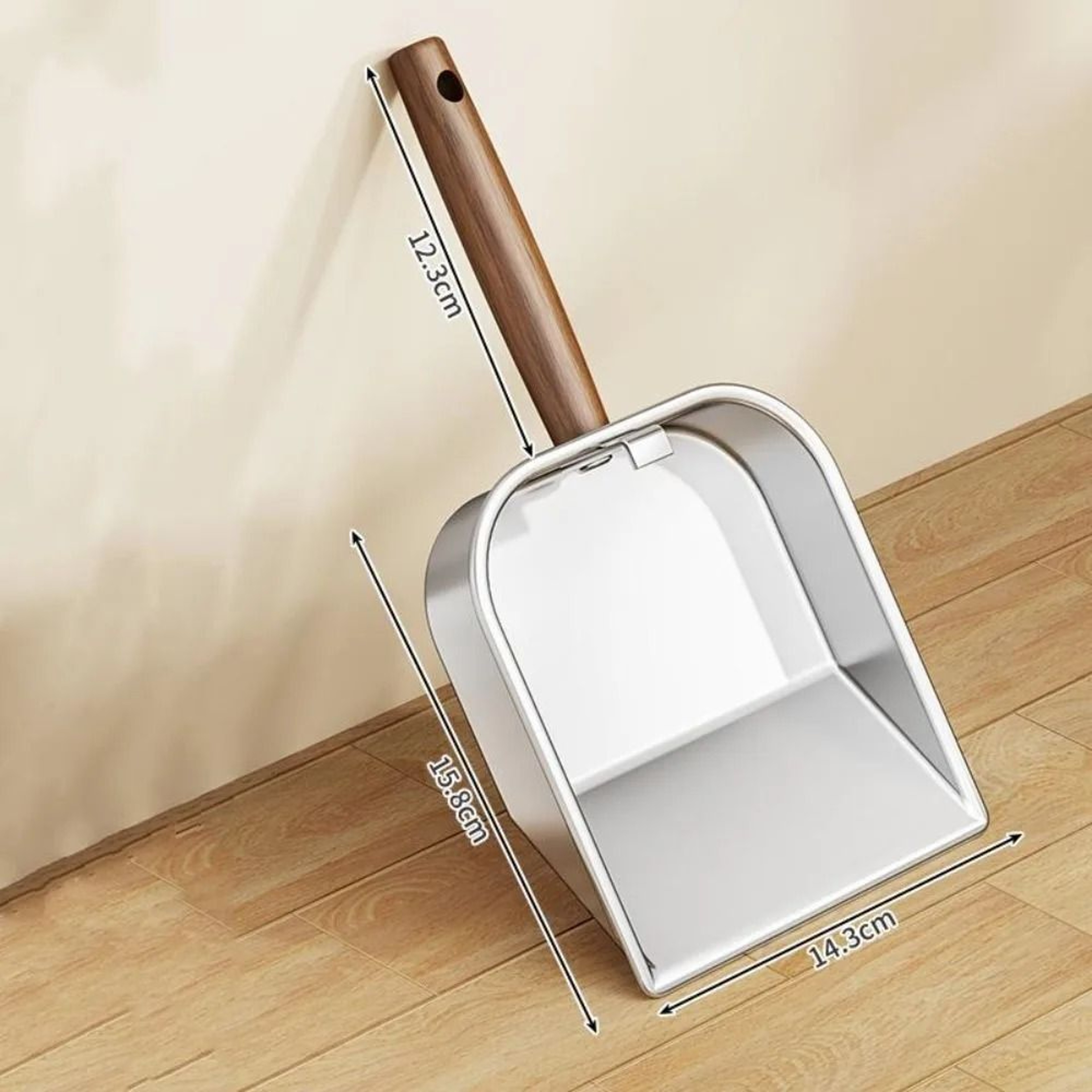 Premium Stainless Steel Cat Litter Scoop With Durable Wooden Handle And DualSized Sifting Slots 8