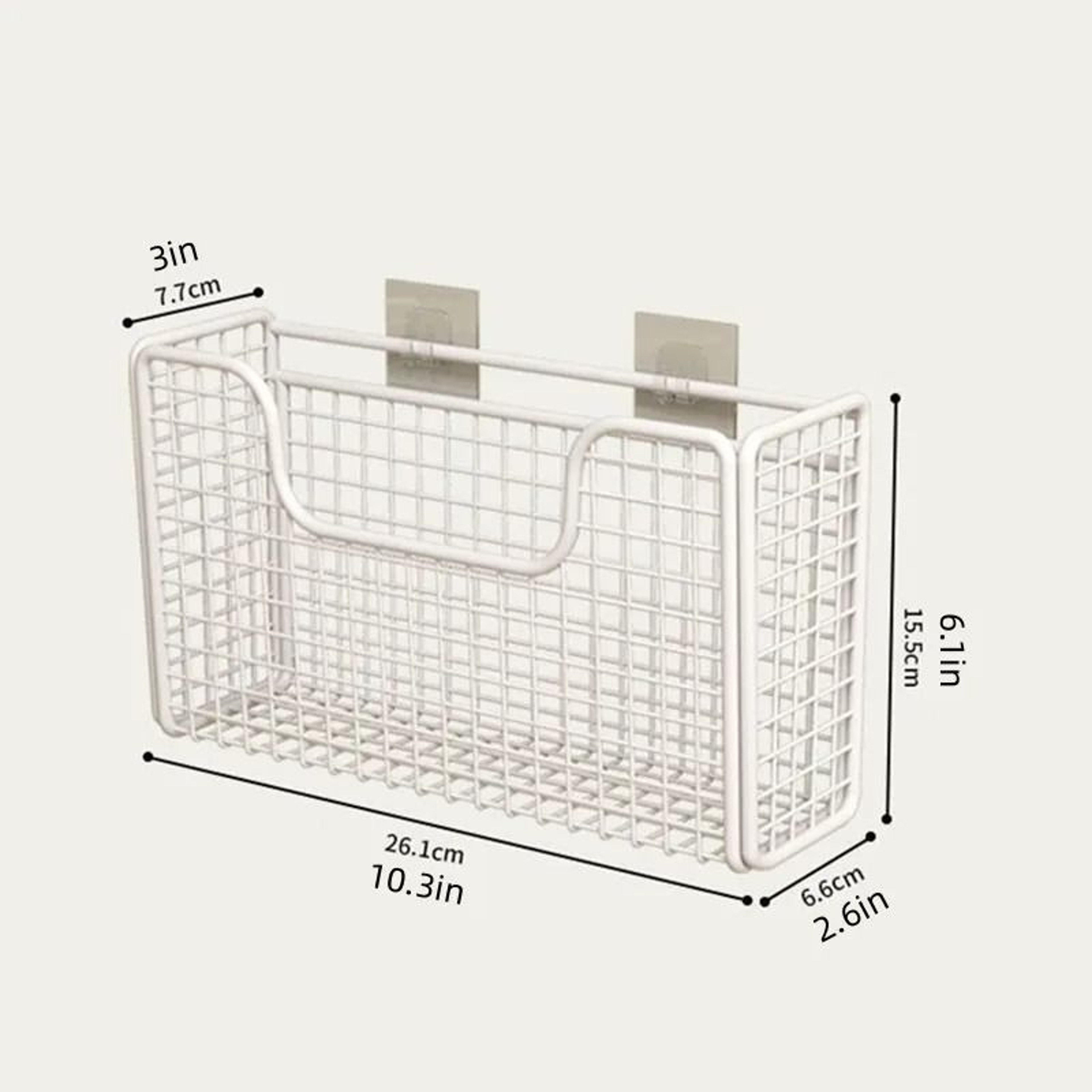 PunchFree Kitchen Cabinet Door Storage Box  Iron Rack 5