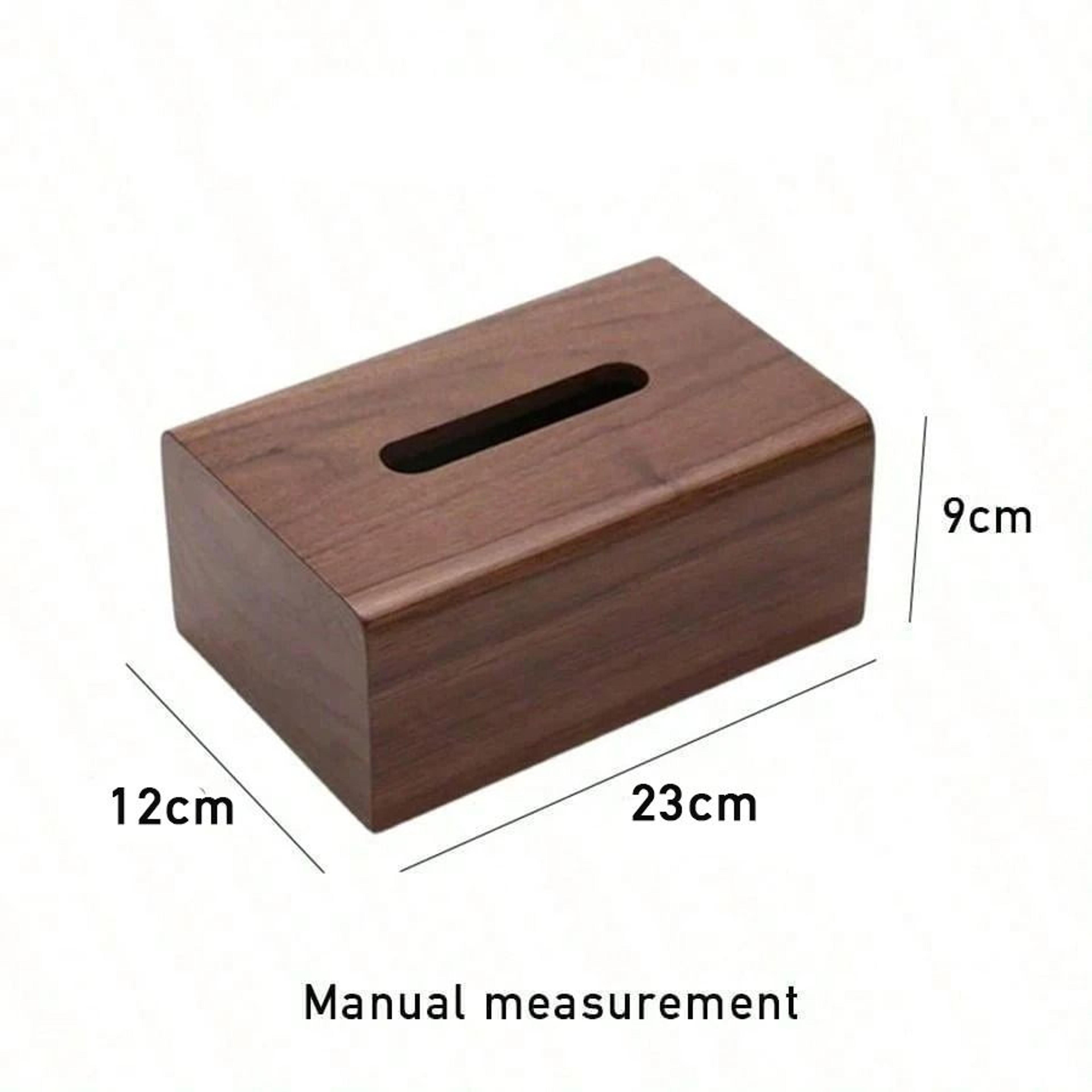 Solid Wood Walnut Tissue Box  Luxury Desktop Paper Storage Case 7