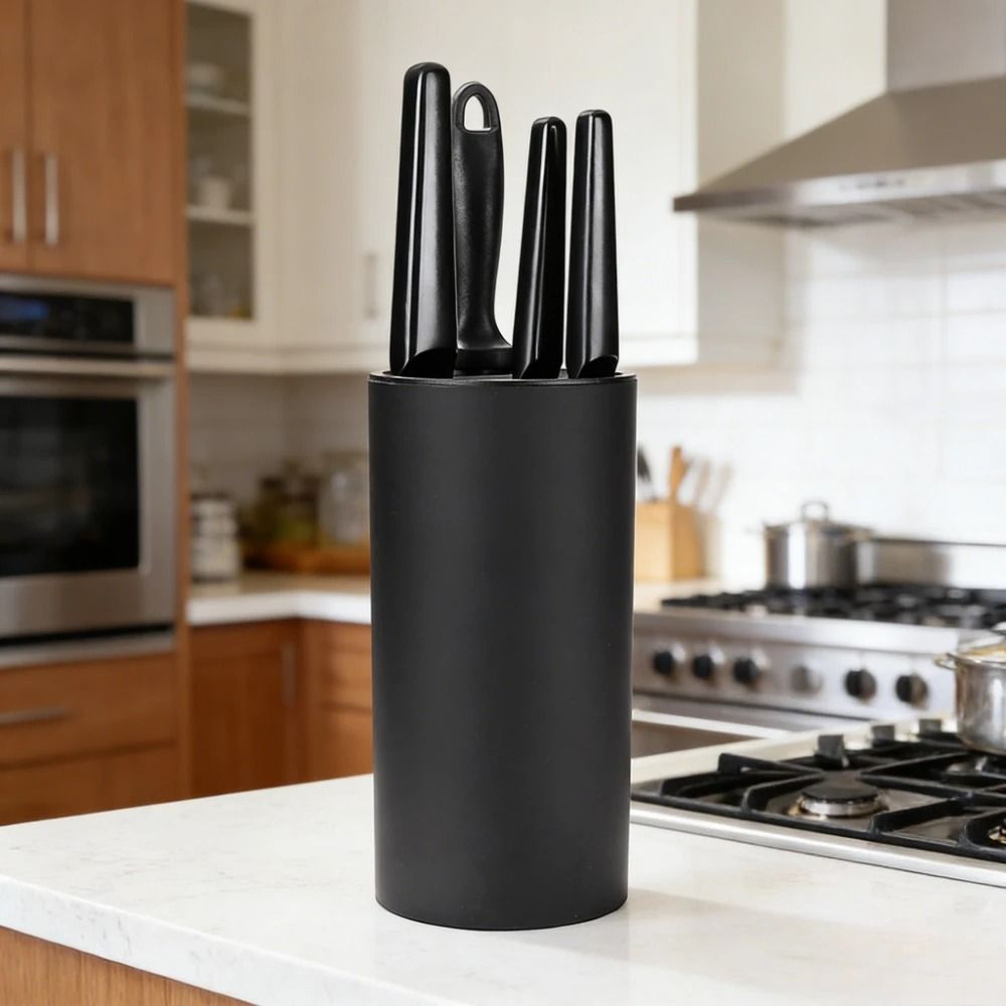 Universal Inserted Knife Holder Block  FastDrying Scissor Storage Rack 4
