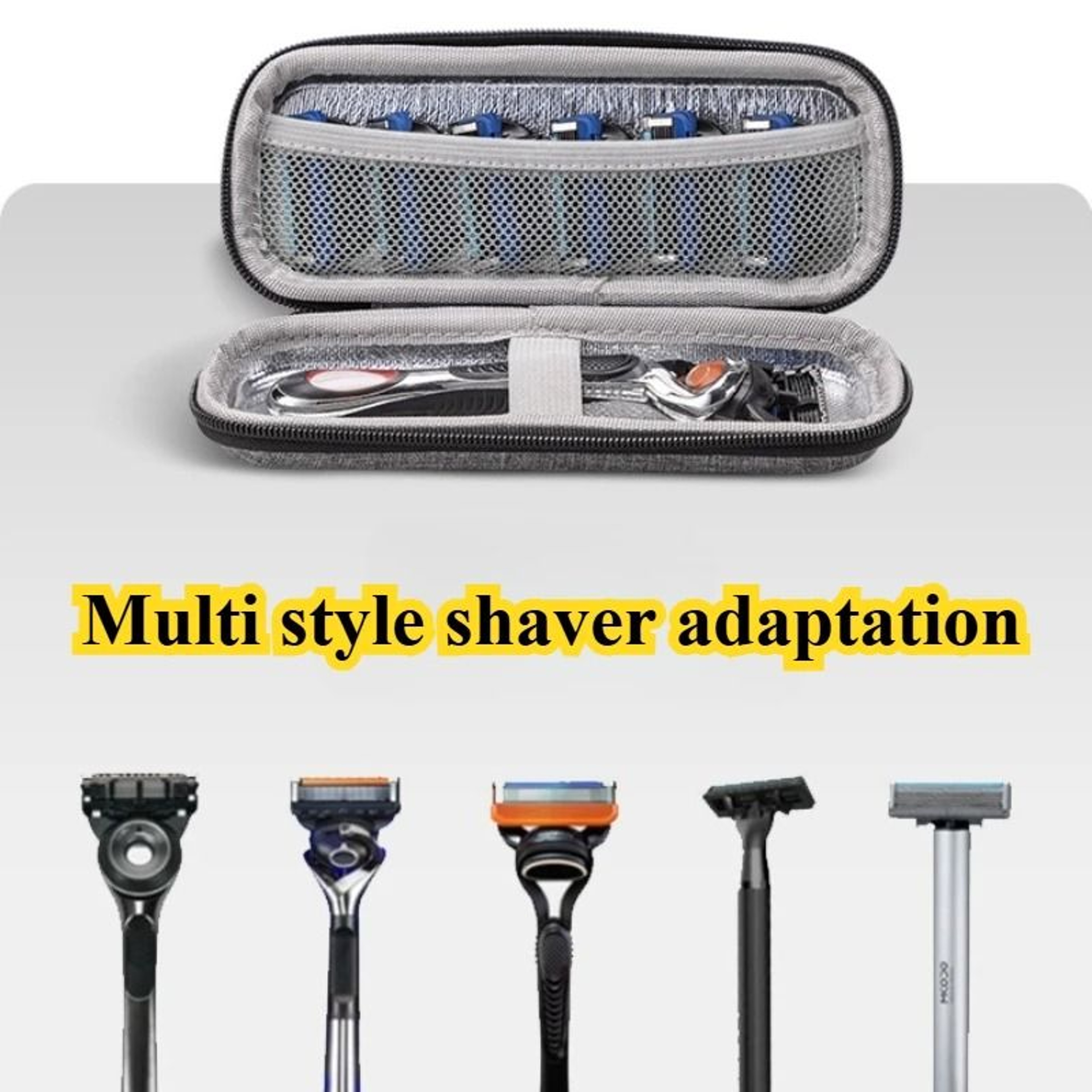 Portable EVA Razor Storage Case  Travel Shaver  Beard Trimmer Protection Bag 2