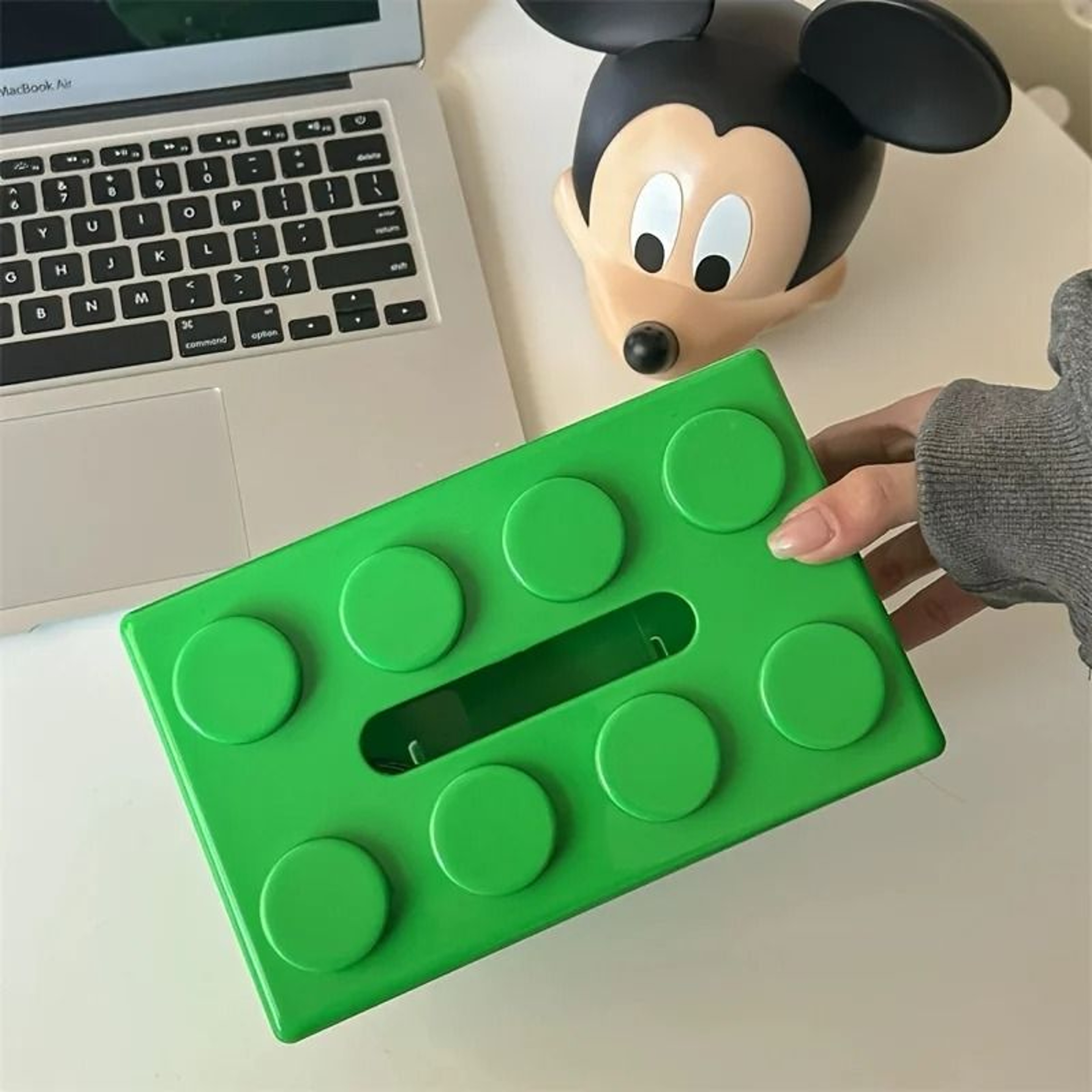 Building Block Shaped MultiFunctional Plastic Tissue Box 6