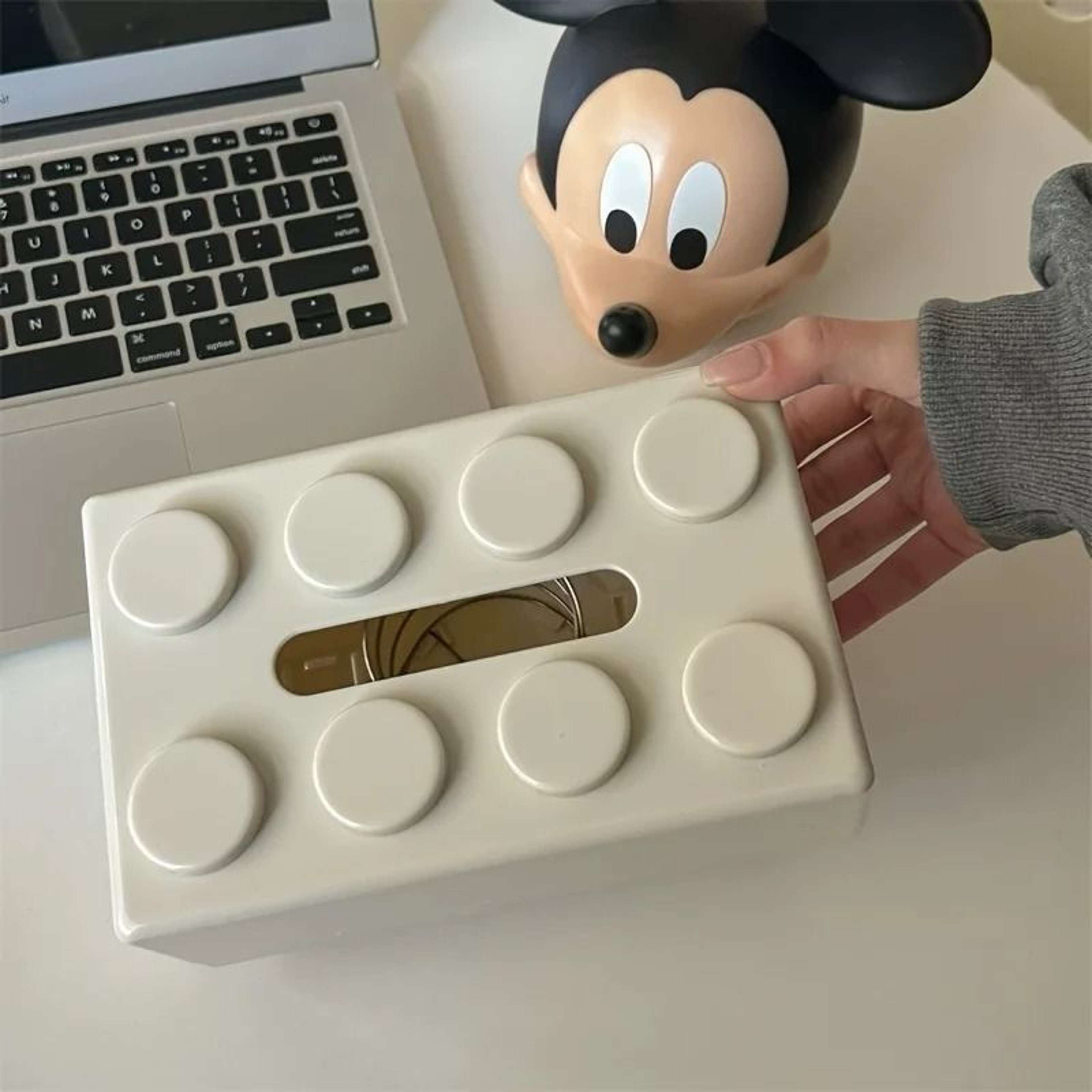 Building Block Shaped MultiFunctional Plastic Tissue Box 8