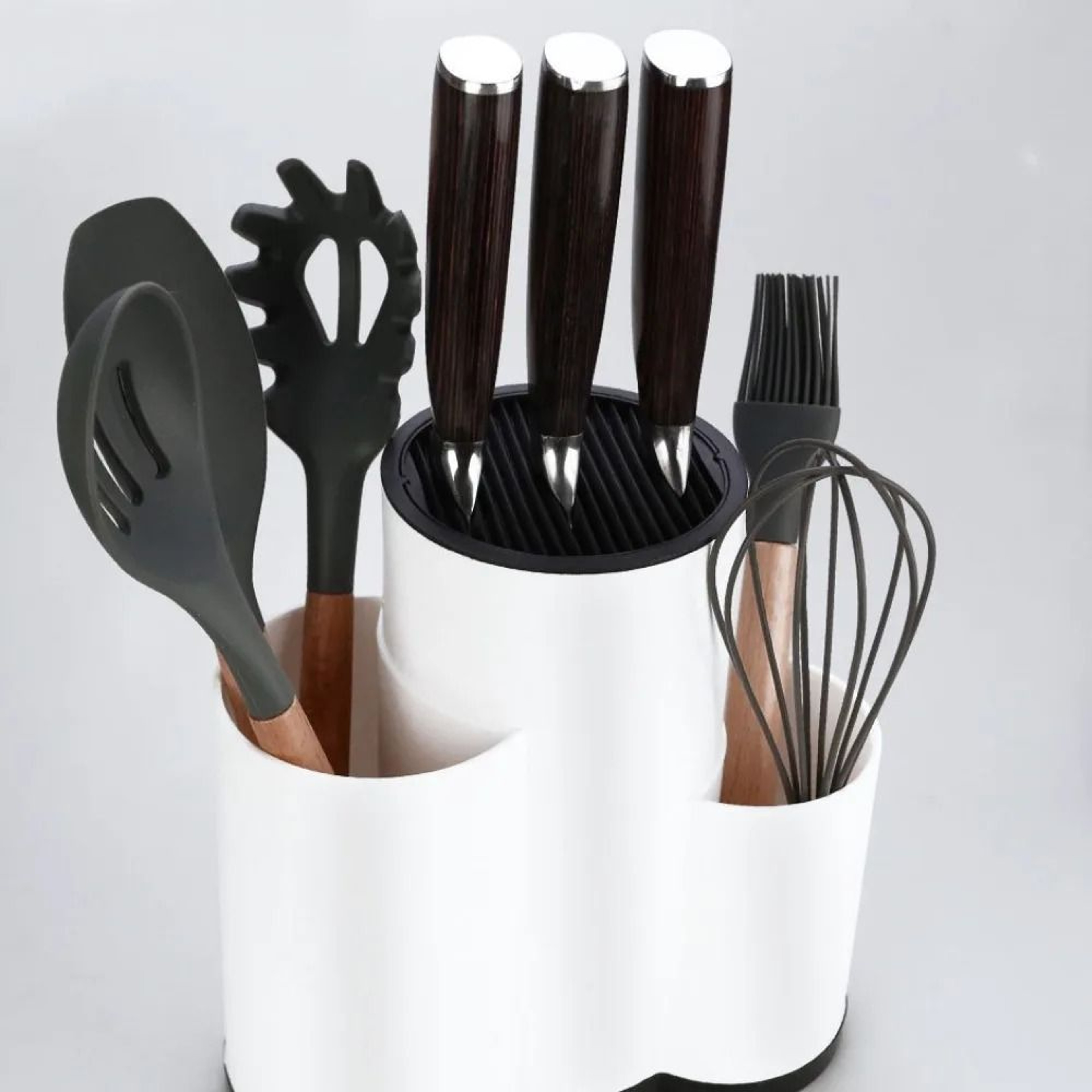 Multifunctional Universal Knife Holder  Kitchenware Cutlery Drain Rack 2