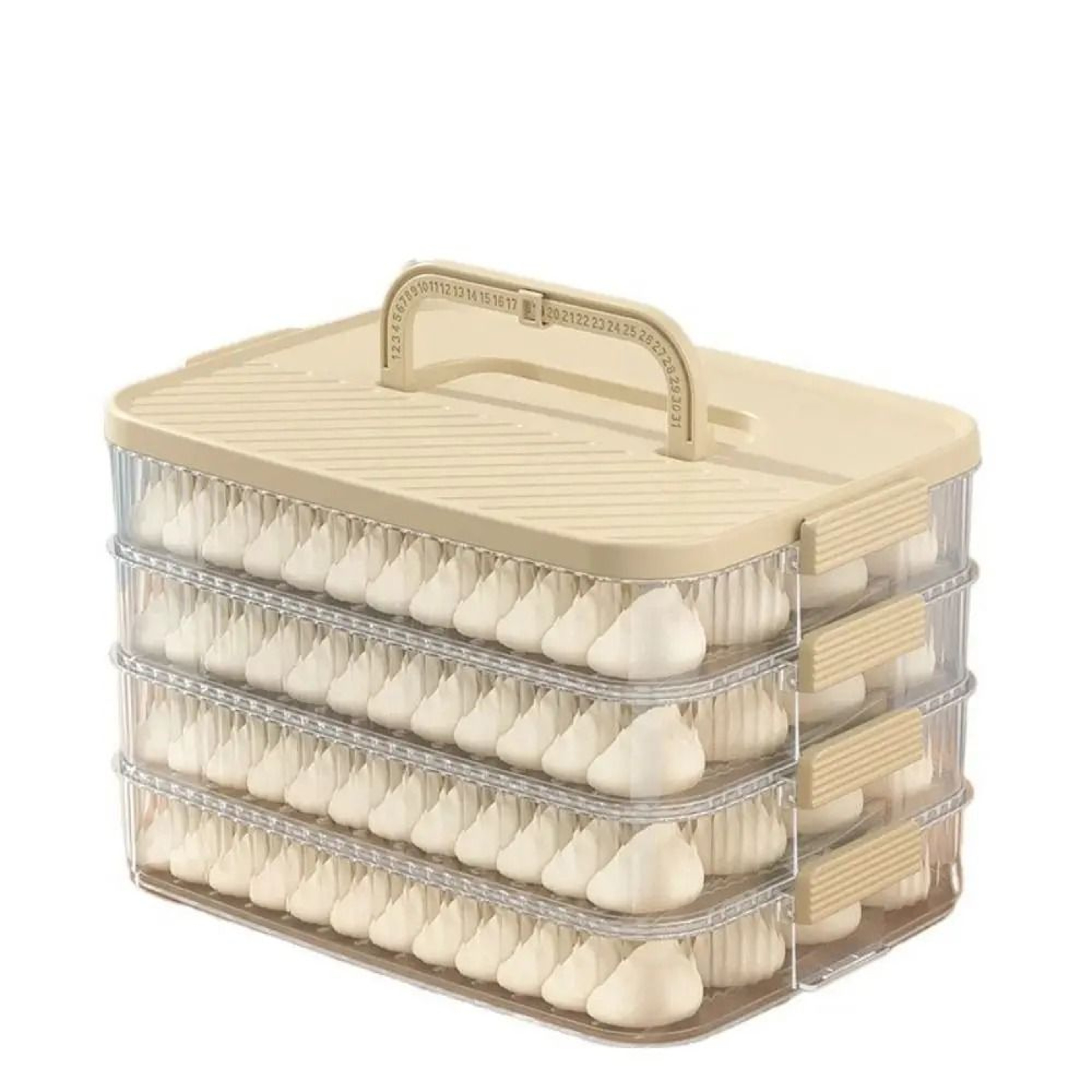 Premium MultiLayer Frozen Dumpling  Wonton FreshKeeping Storage Box 6