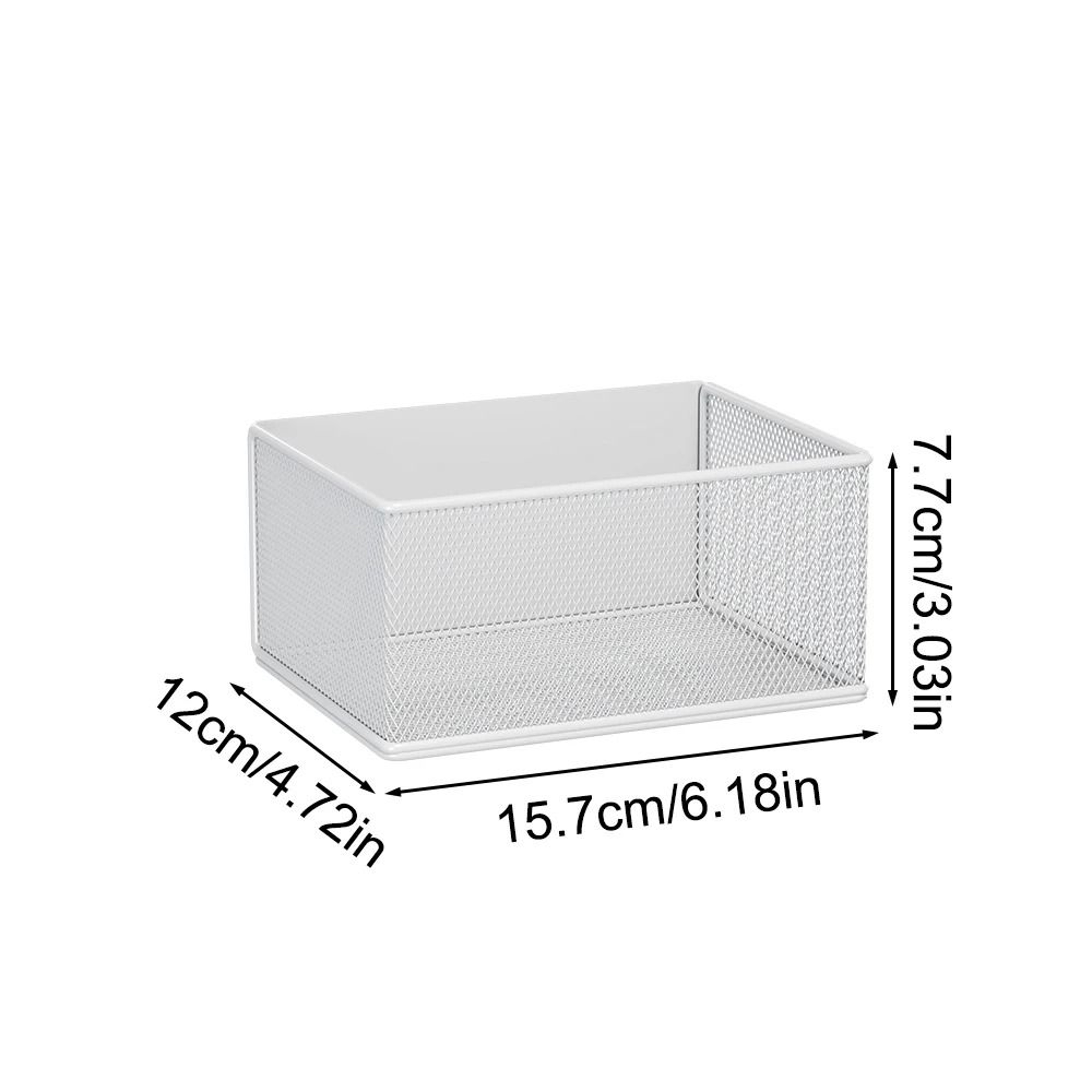Refrigerator Magnetic Storage Shelf  Hanging Mesh Organizer Basket 5