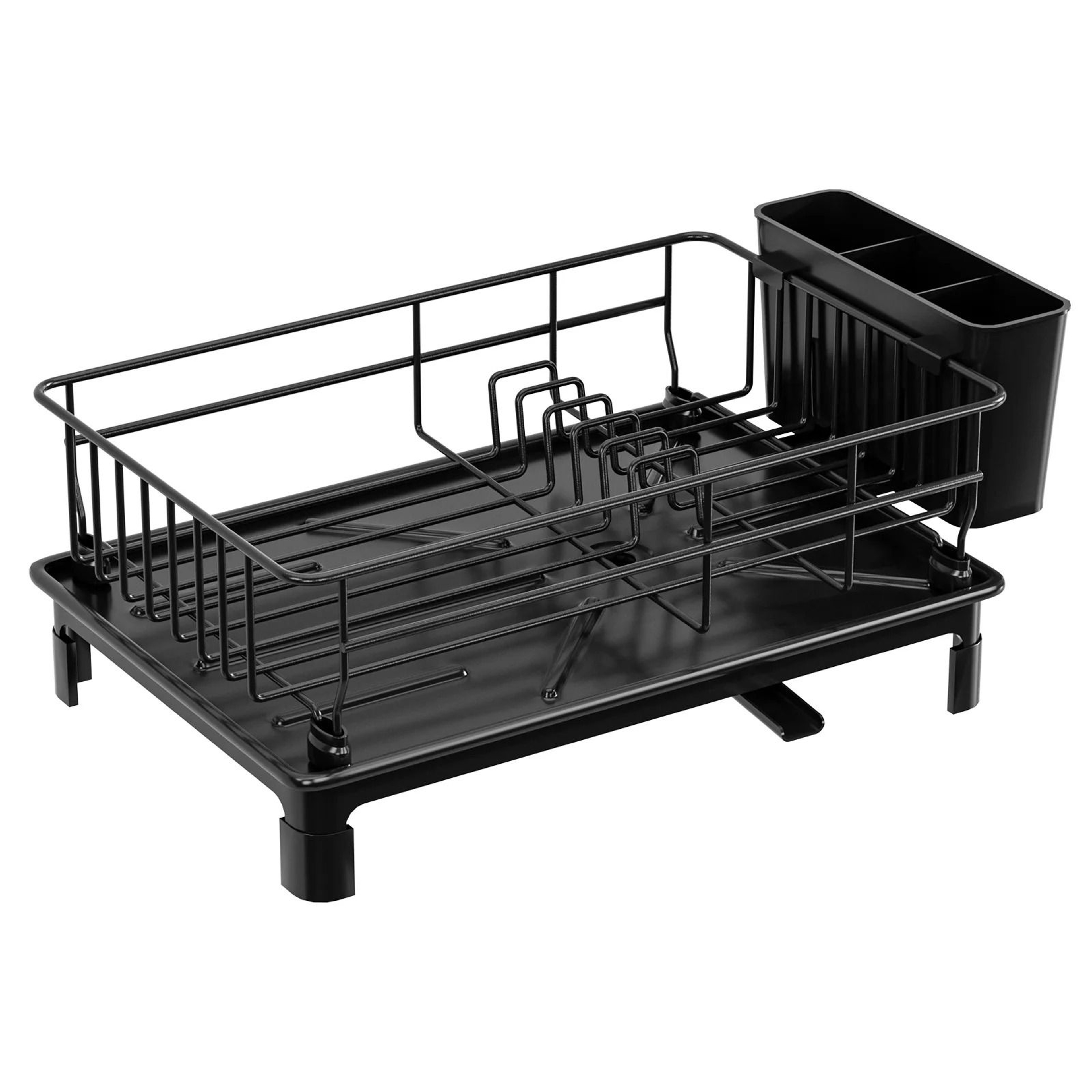 MultiFunctional Countertop Dish Rack  Stackable Cabinet Utensil Drainer 5