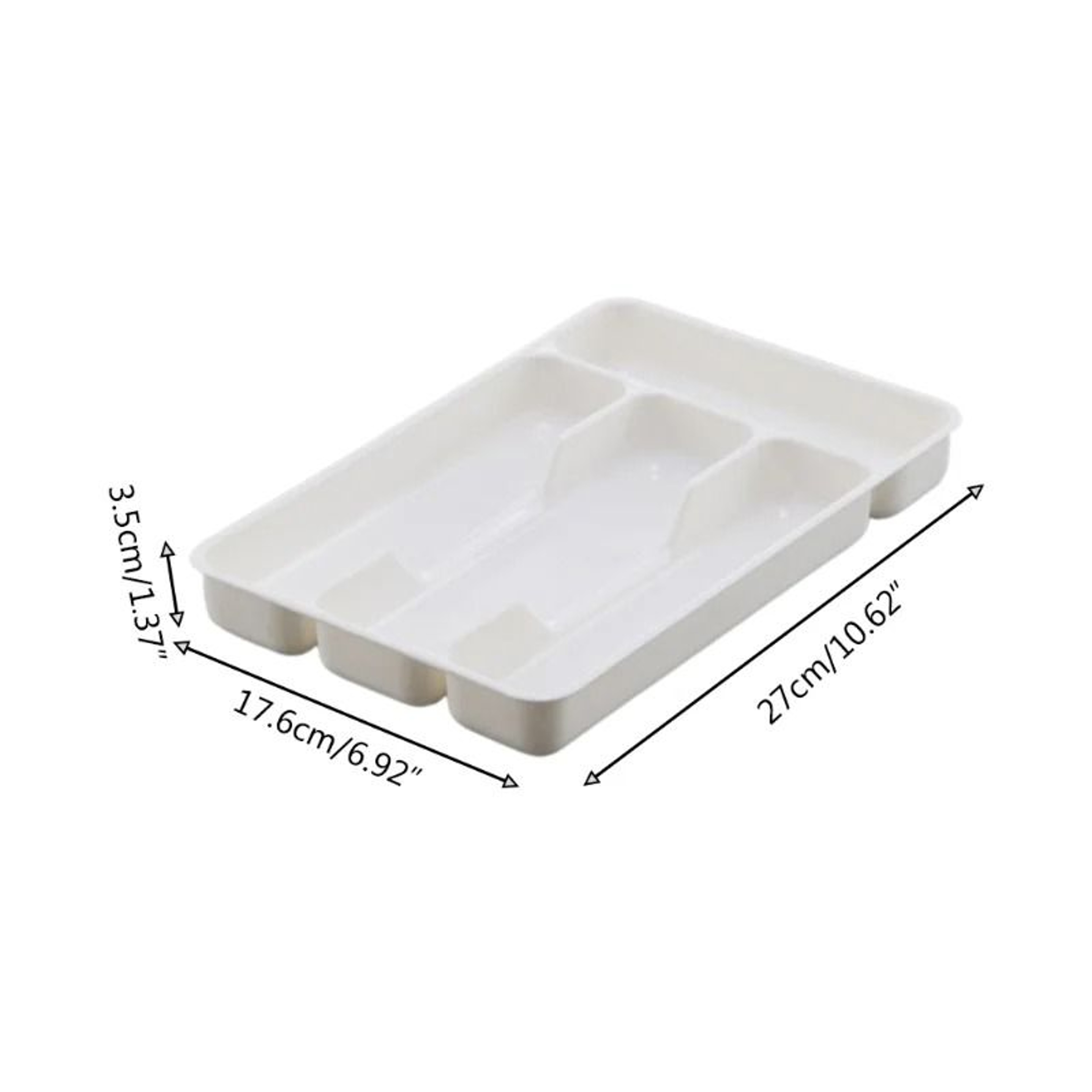 Kitchen Drawer Cutlery Organizer Tray  Silverware  Flatware Storage Insert 5