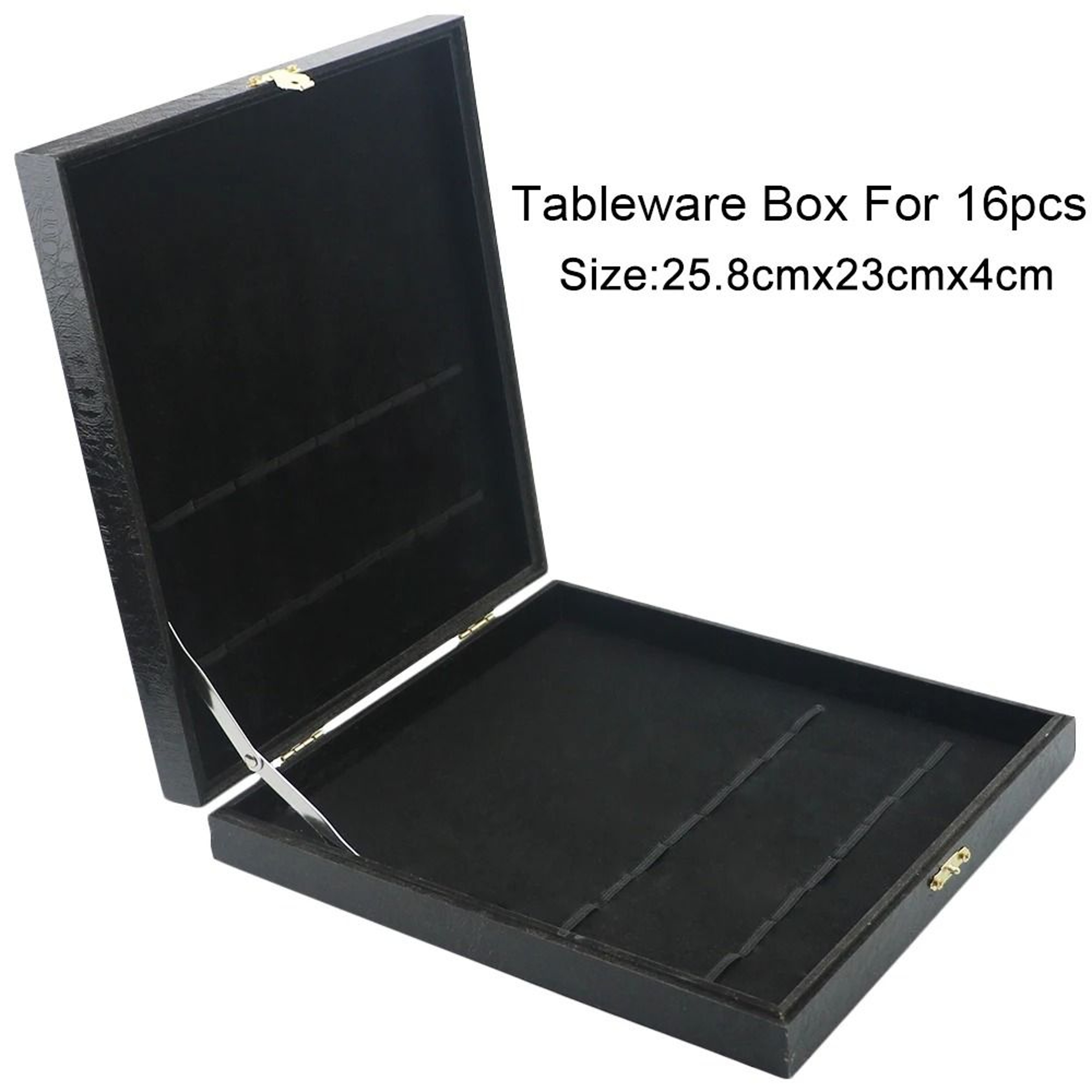 Premium Antioxidative Wooden Tableware Gift Box  1624 Pcs Cutlery Storage  Collection Case 10