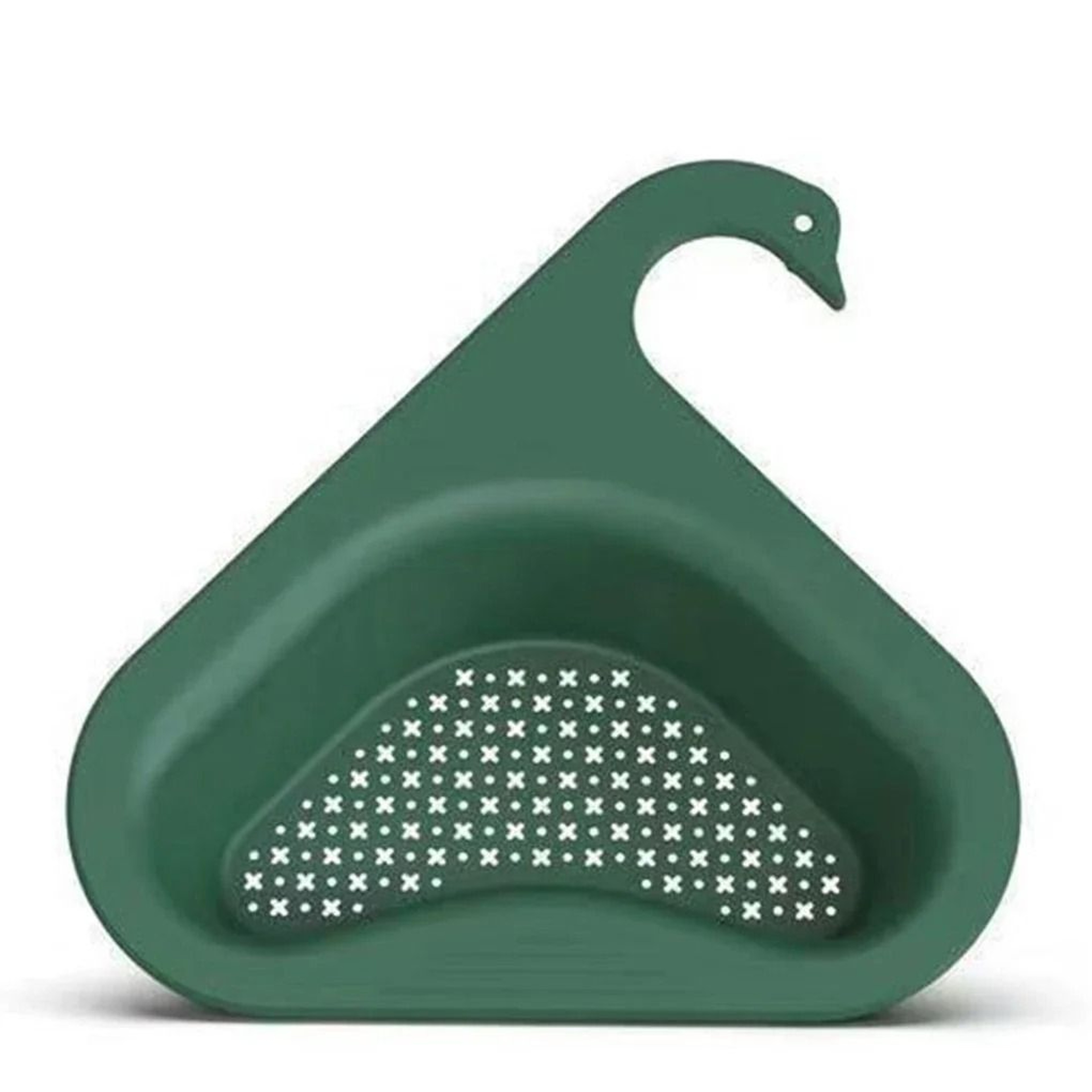 SwanShaped Kitchen Sink Drain Strainer Basket  Triangular Leftover Garbage  Vegetable Filter 5