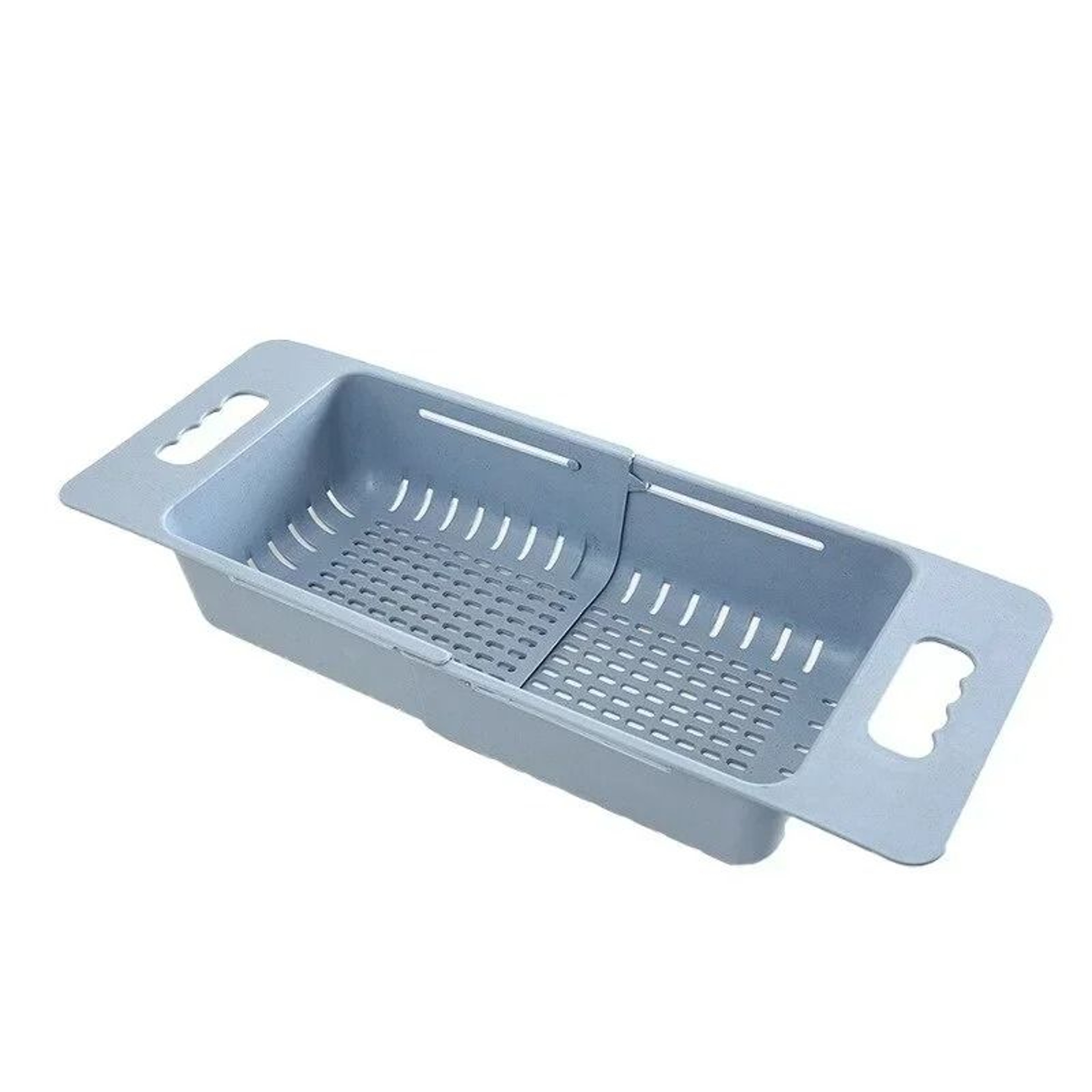 Adjustable Sink OvertheSink Drain Basket  Expandable Plastic Dish Drainer  Fruit Vegetable Washing  7
