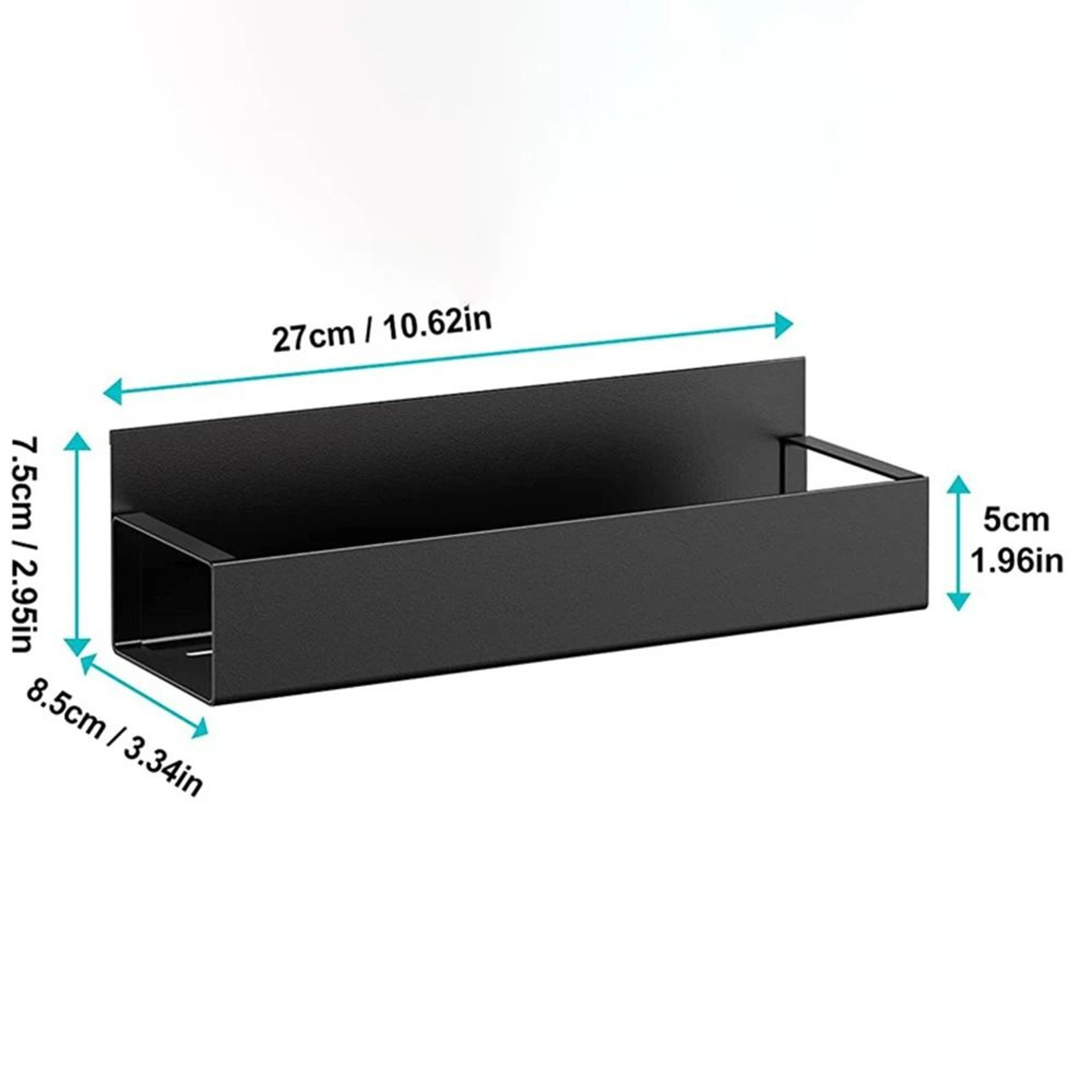Refrigerator Magnetic Side Storage Rack  HeavyDuty Hanging Shelf  Spice Organizer Basket For Kitche 6