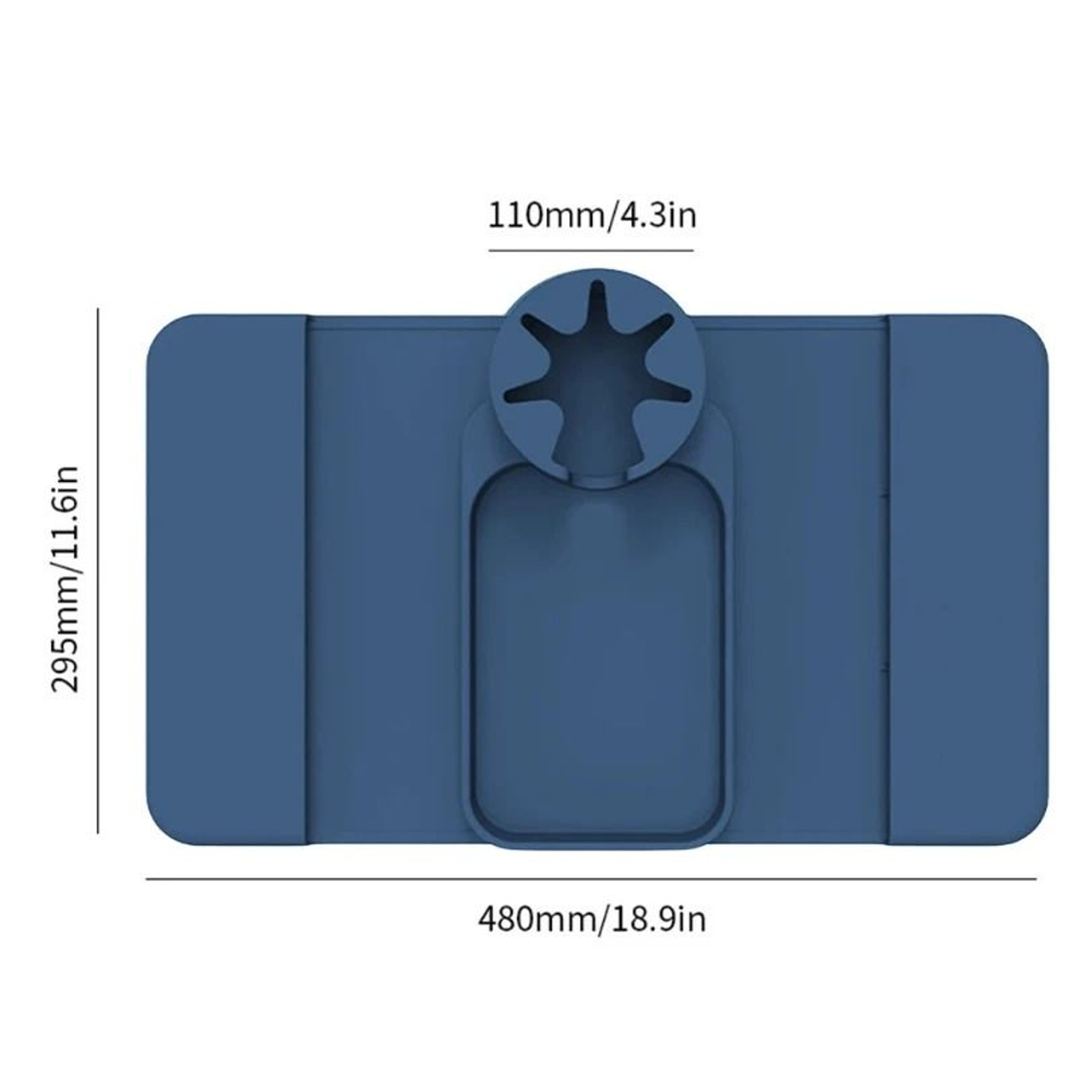 Silicone Couch Cup Holder Tray  Waterproof Sofa Arm Organizer With Side Pockets  Snack Armrest Tabl 5