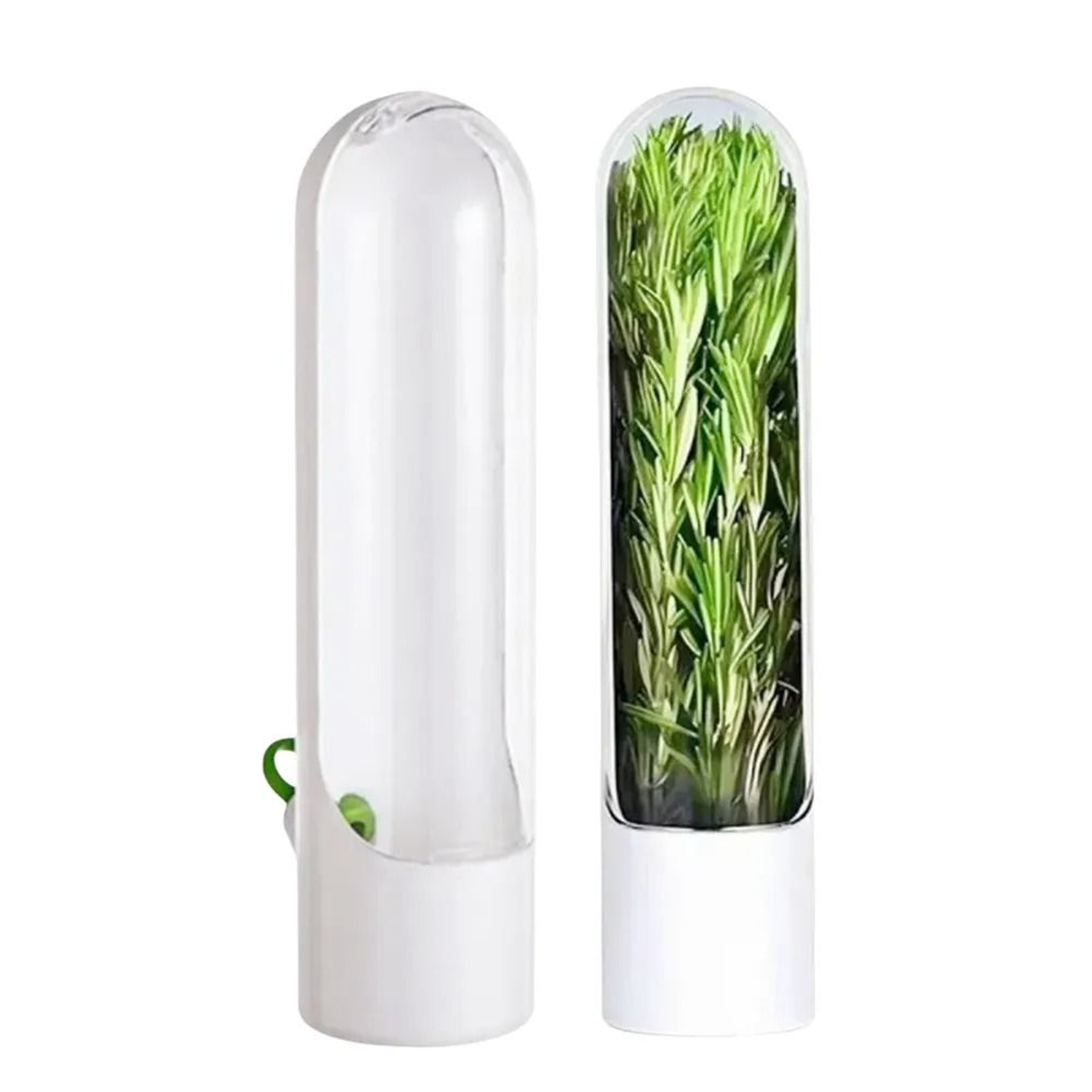 Premium Vegetable Herb Saver Preservation Bottle  Refrigerator FreshKeeping Storage Pod For Coriand 6