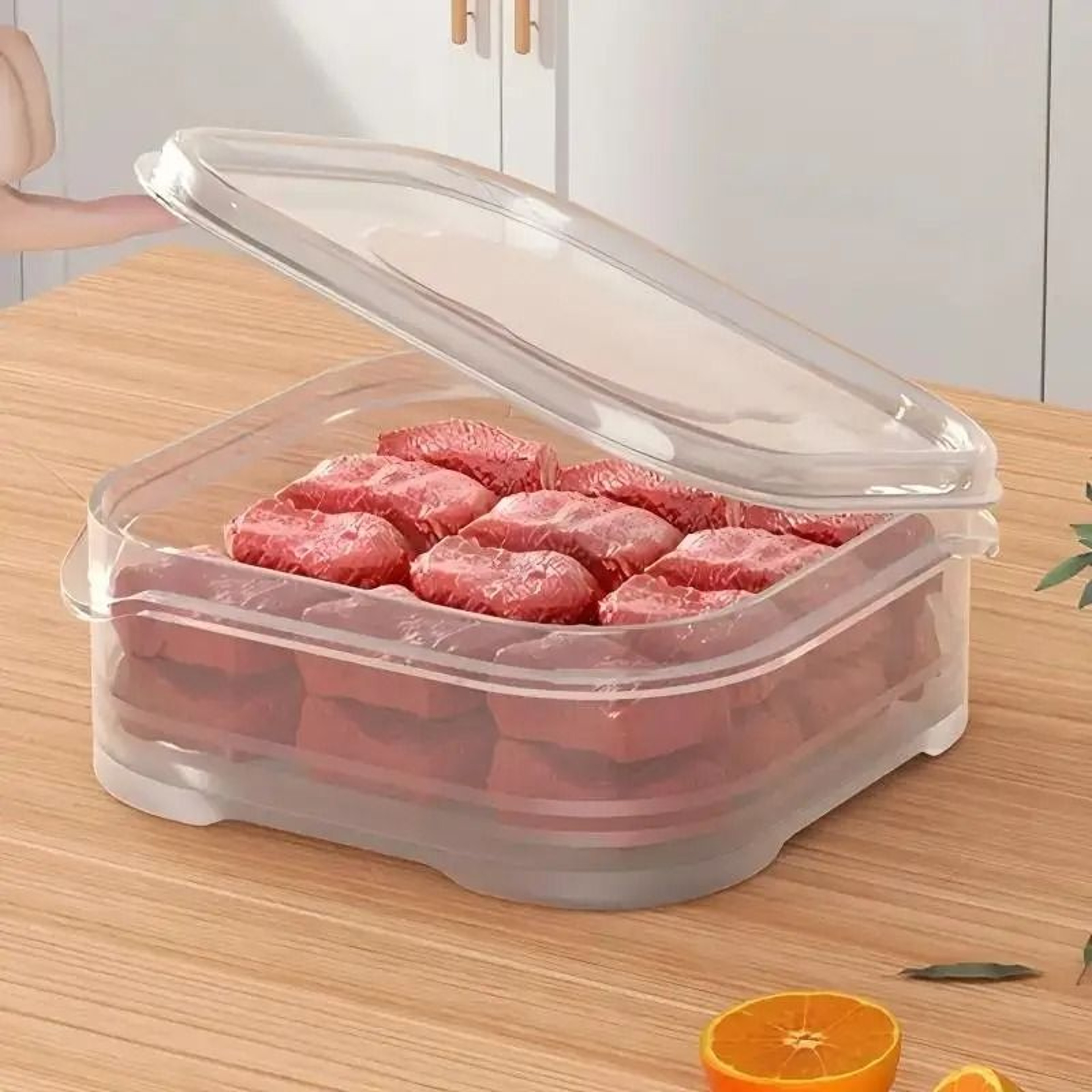 10Piece Refrigerator FreshKeeping Box Set  MultiFunction Modular Food Storage Container Collection 1