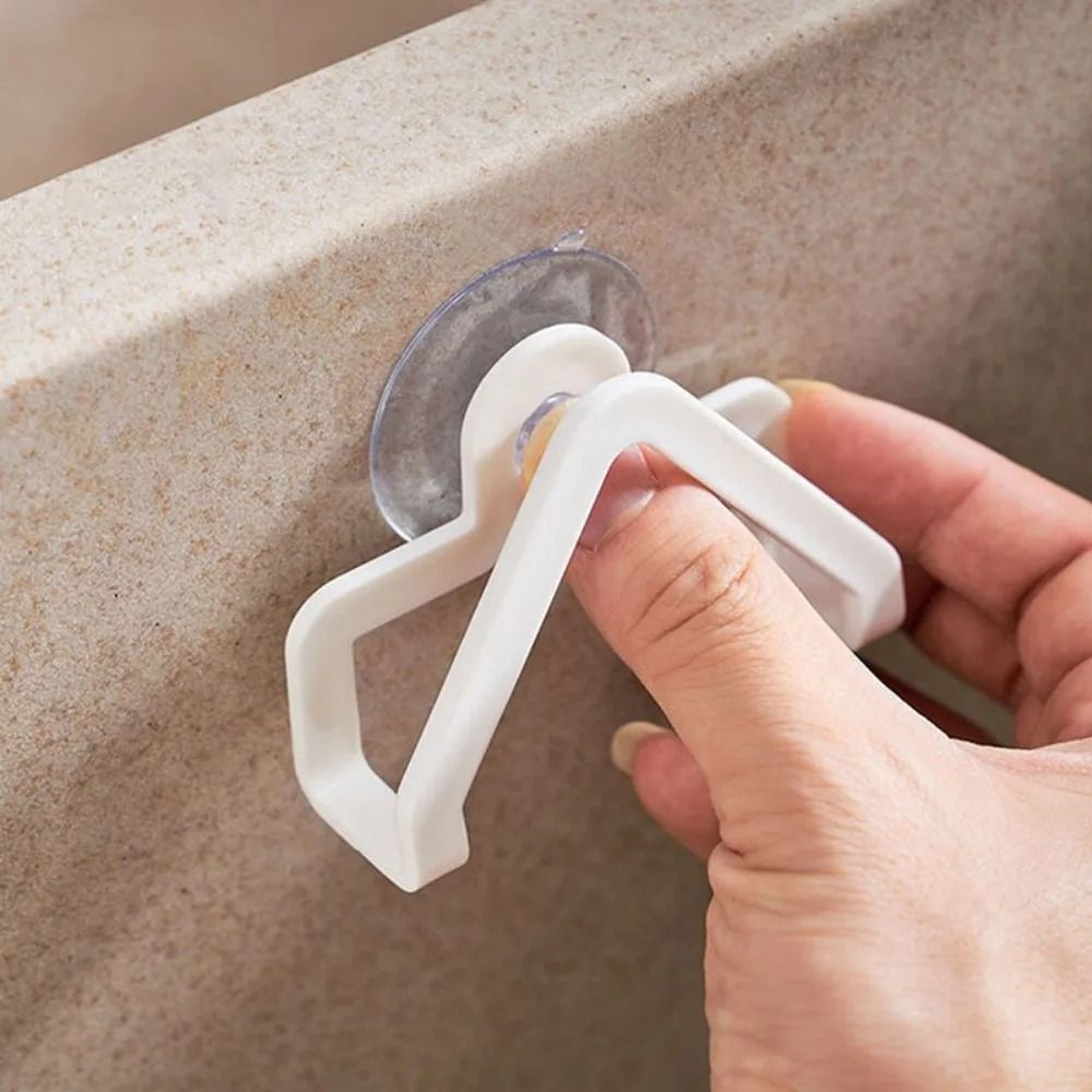 2Piece Sponge Sink Rack Set  Countertop Storage Shelf  Bathroom Drainer Organizer 3