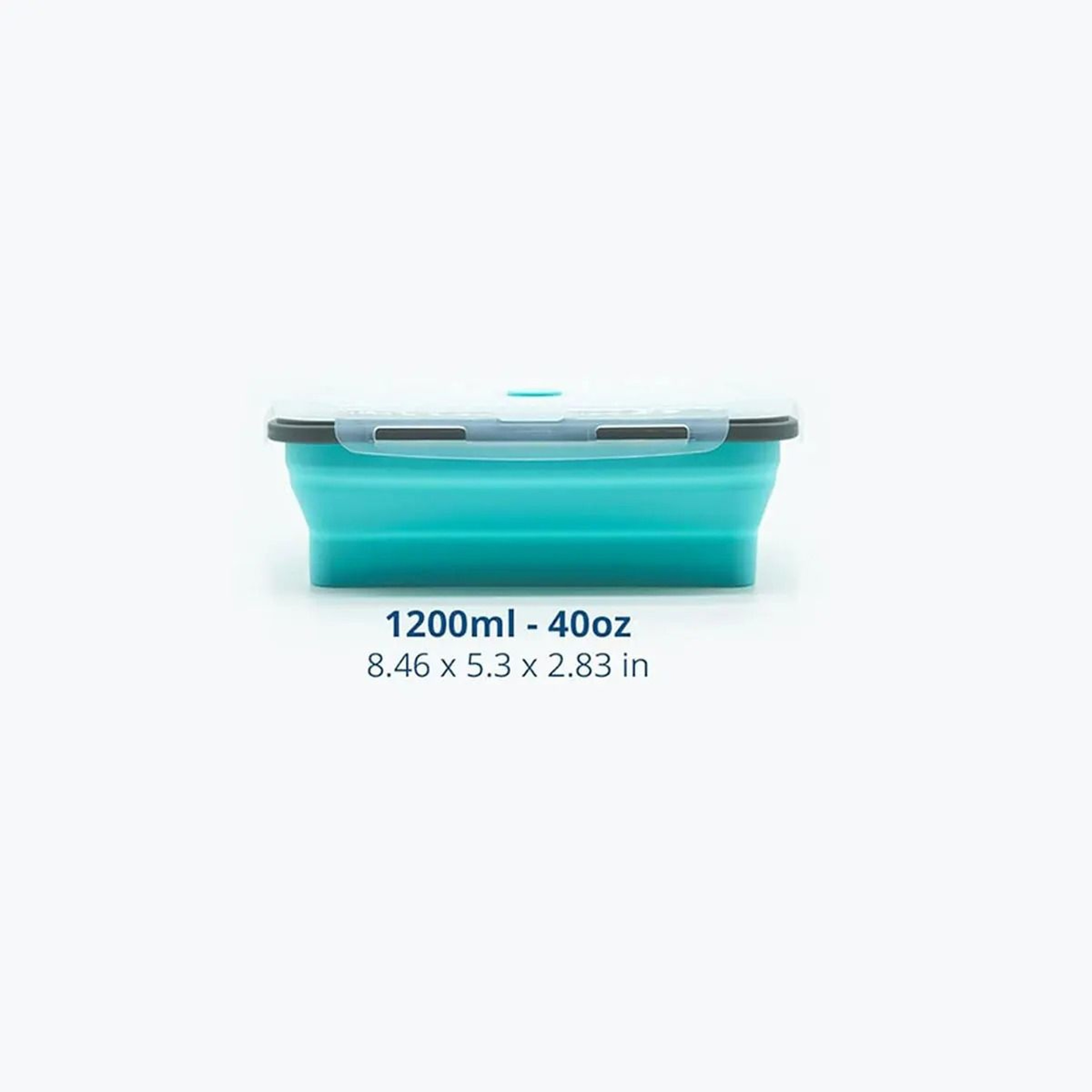 Collapsible Silicone Food Storage Container  Foldable SpaceSaving Lunch Box For Leftovers  Snacks 9