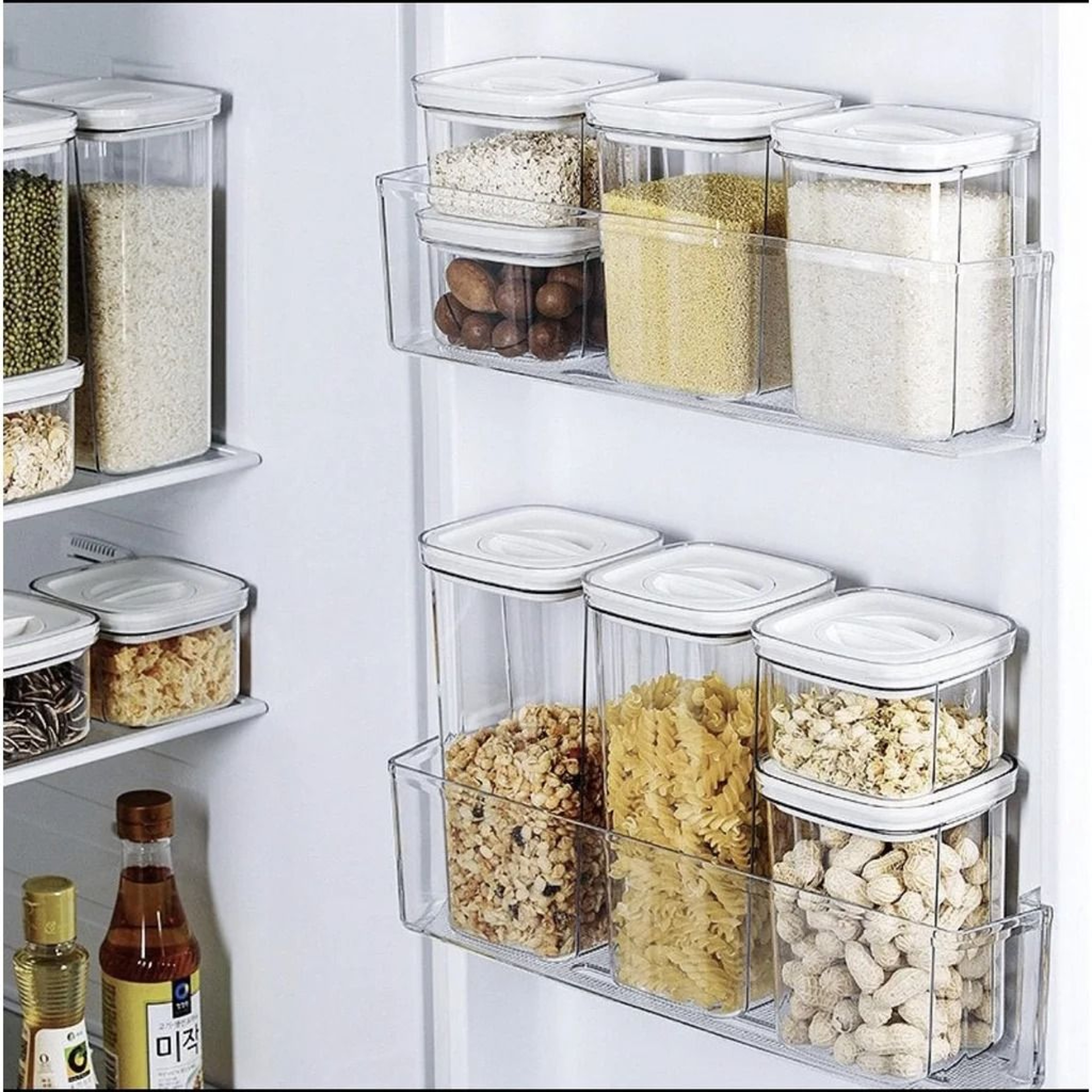 Sealed Kitchen Grain Storage Jars  MoistureProof Organizer Tanks 4