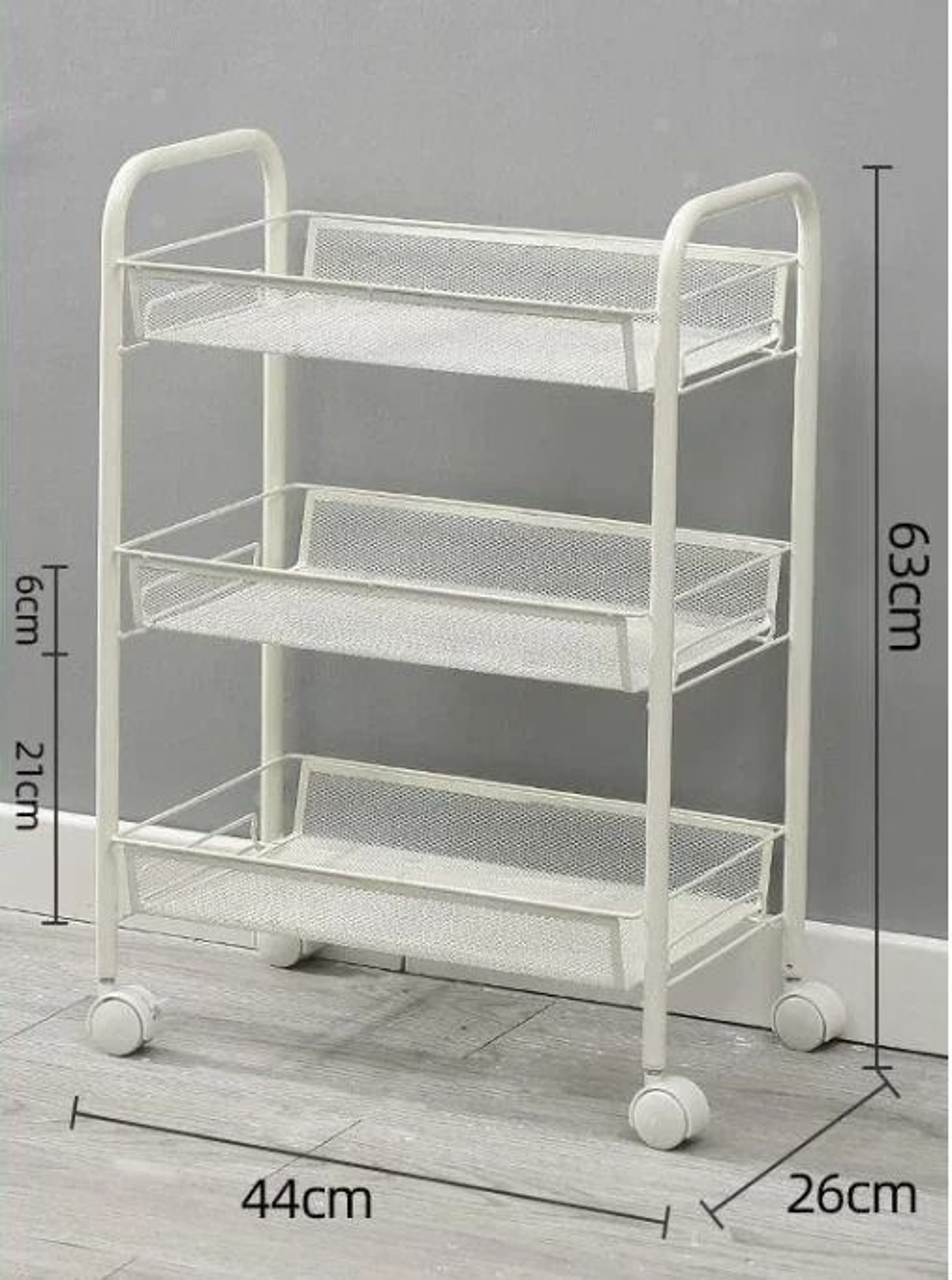 5Tier MultiPurpose Mobile Rolling Trolley Storage Rack 7