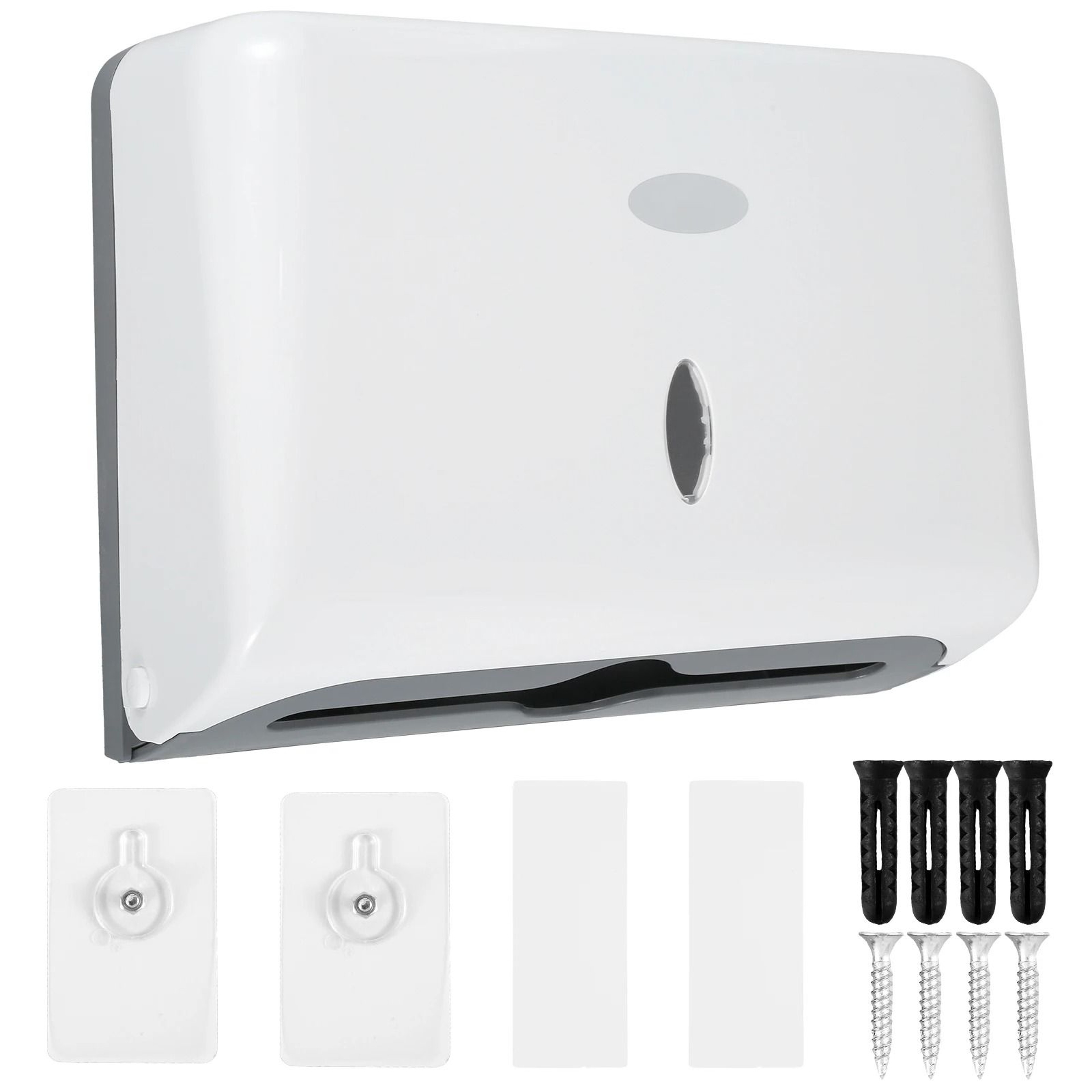WallMounted Universal Paper Towel Dispenser  Multifold Tissue Box 6