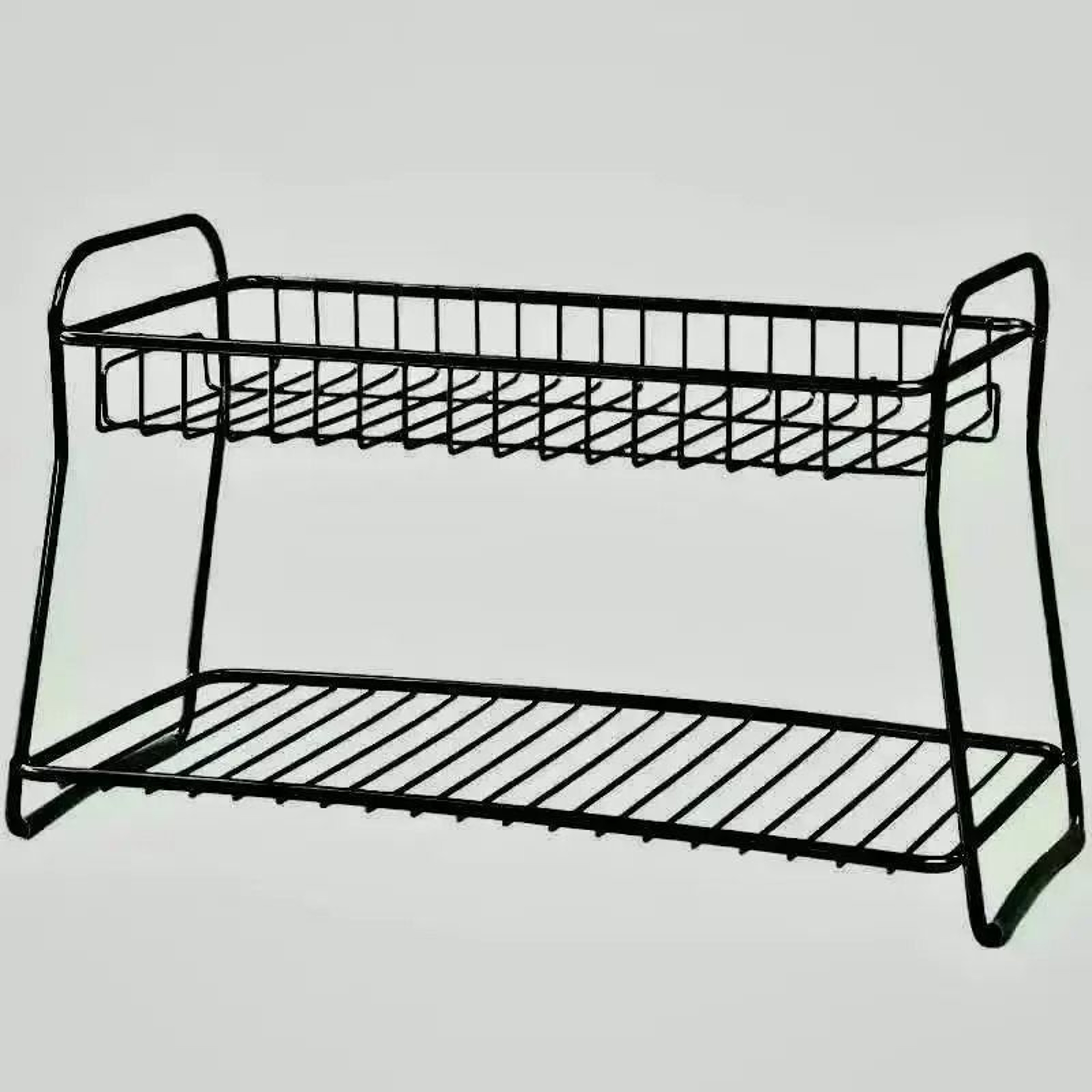Kitchen Countertop Storage Rack  Stainless Steel Spice Shelf 9