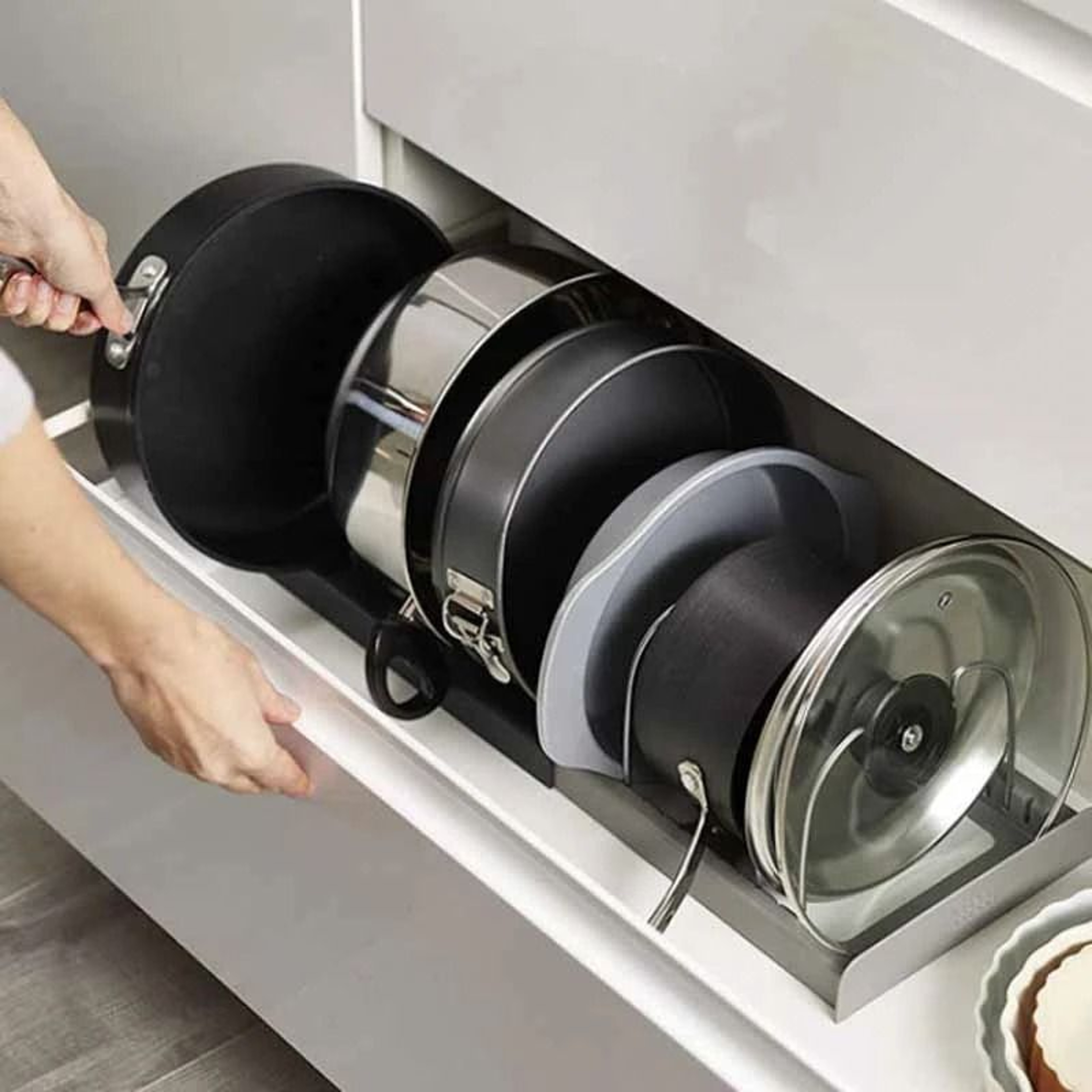 Kitchen Organizer Sink Dish Drying Rack  Adjustable Storage Shelf 1