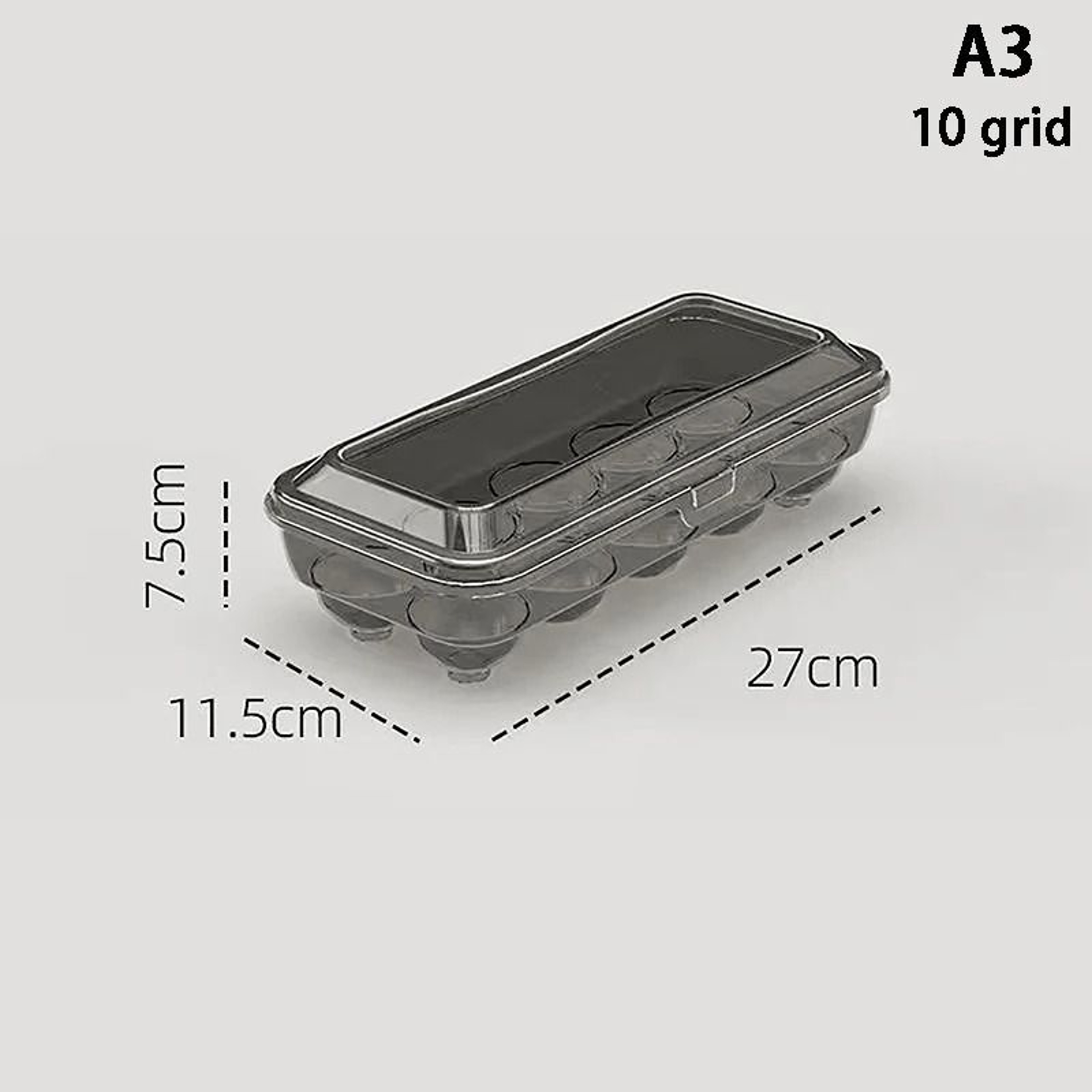 Transparent Egg Storage Box  Refrigerator FreshKeeping Container 8