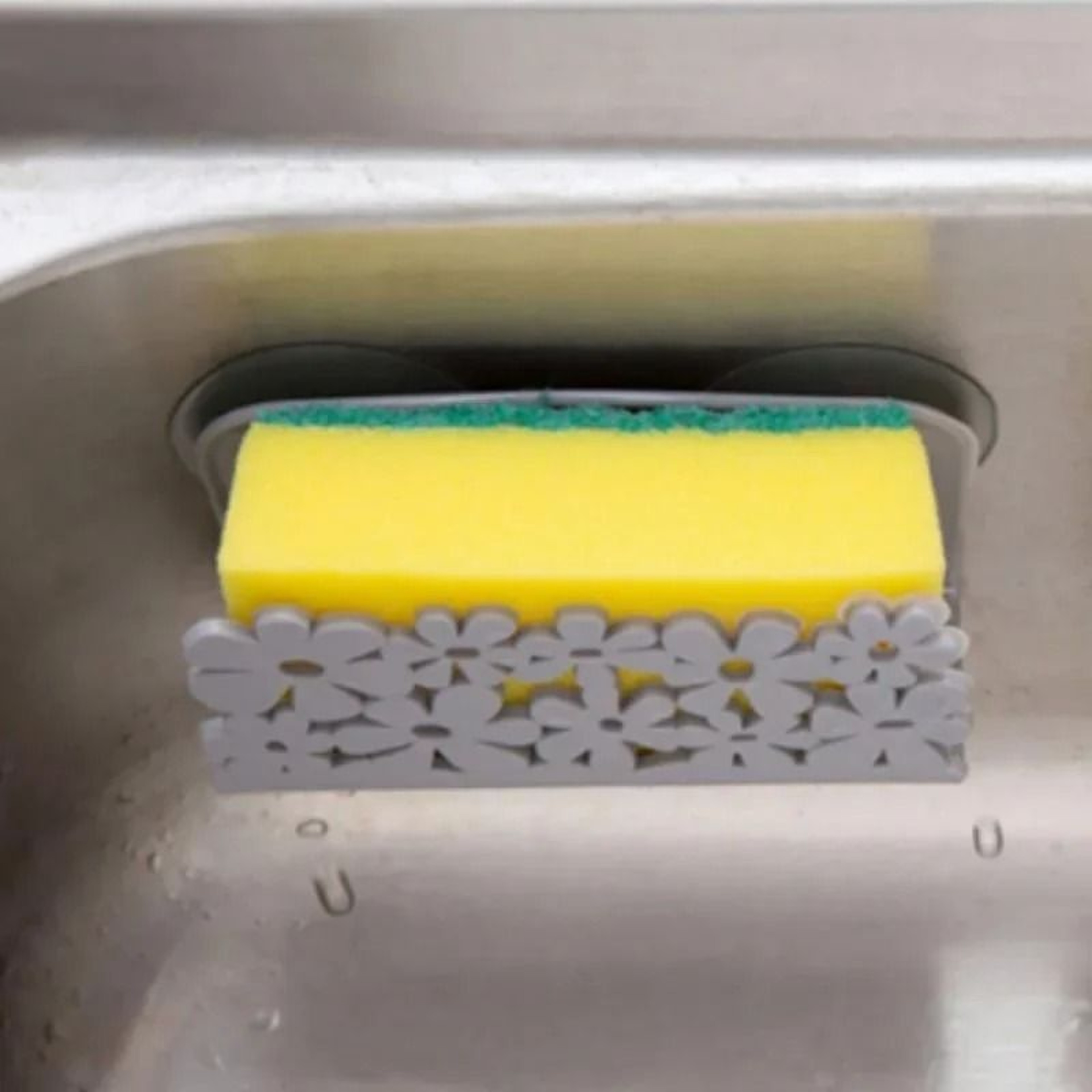 Dish Cloths Rack Suction Sponge Holder Clip Rag Storage Lid Rack 3